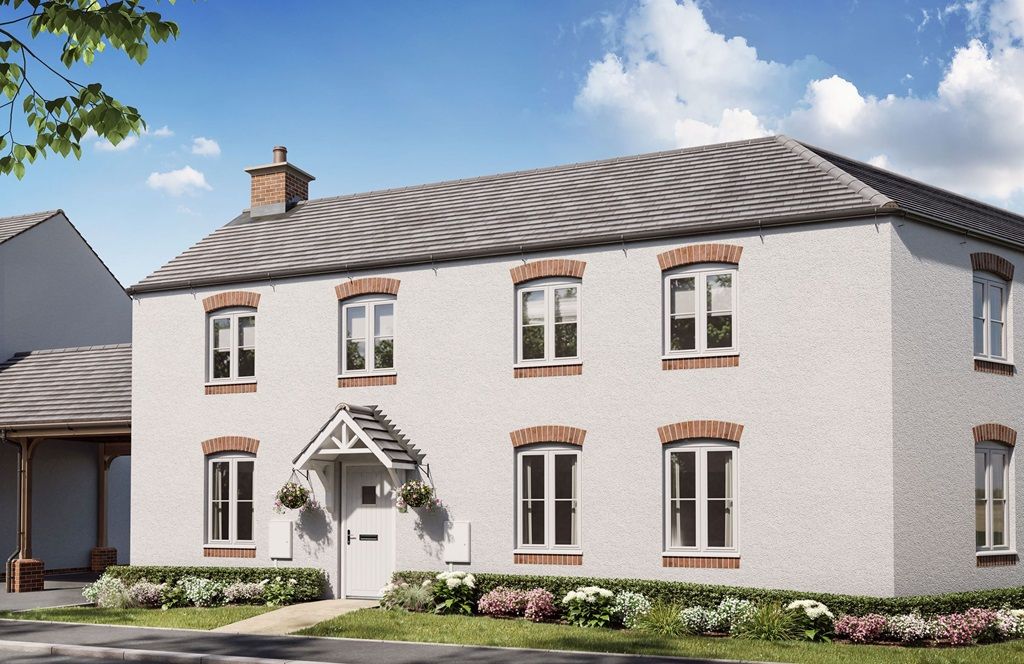 New home, 3 bed terraced house for sale in "Wykham" at White Post Road