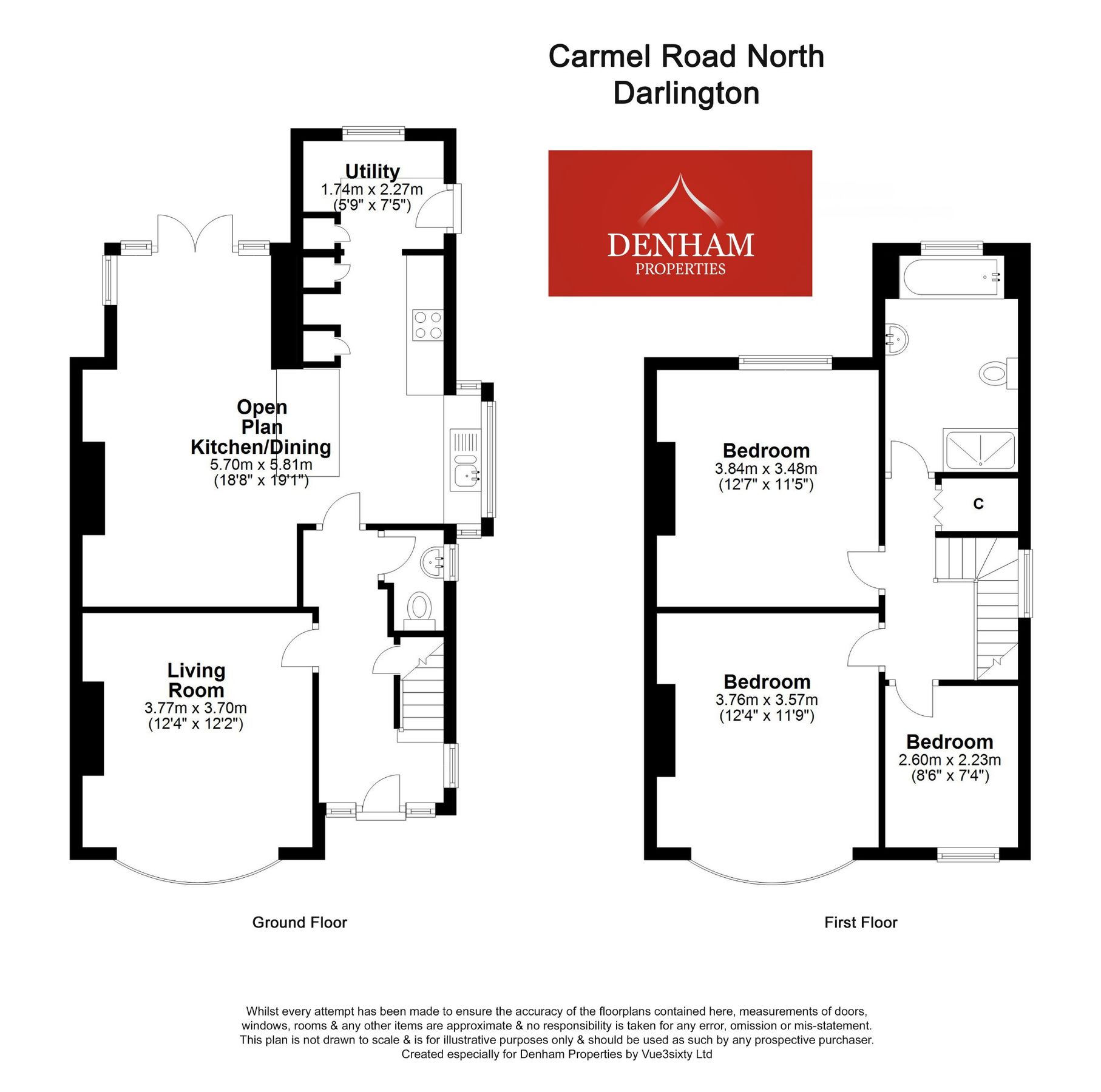 3 bed semidetached house for sale in Carmel Road North, Darlington DL3 Zoopla