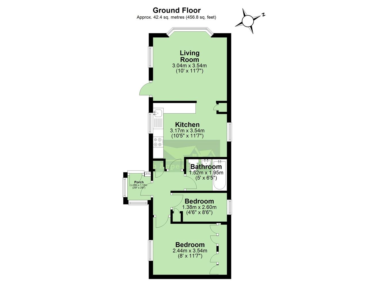 2 bed mobile/park home for sale in Eastern Green Park Three, Eastern