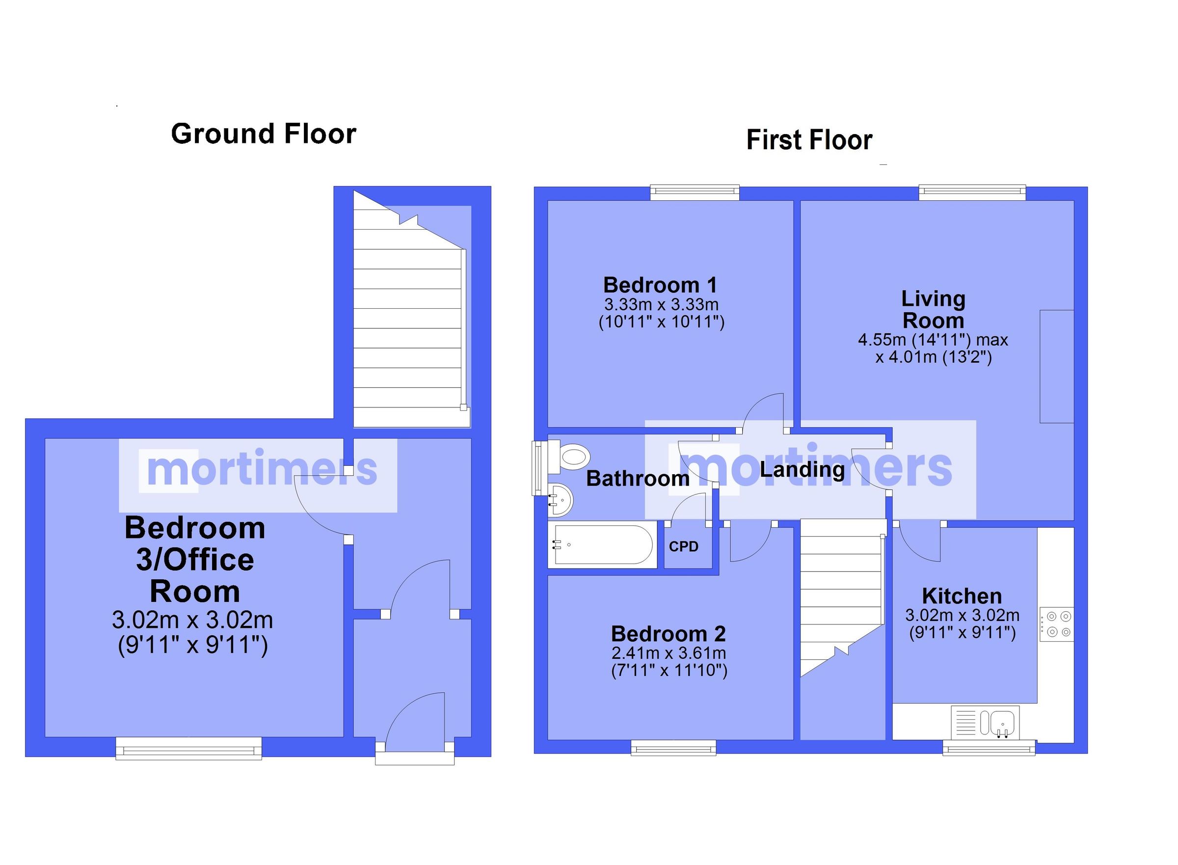 2 bed flat to rent in Whalley Road, Mellor Brook, Blackburn, Lancashire