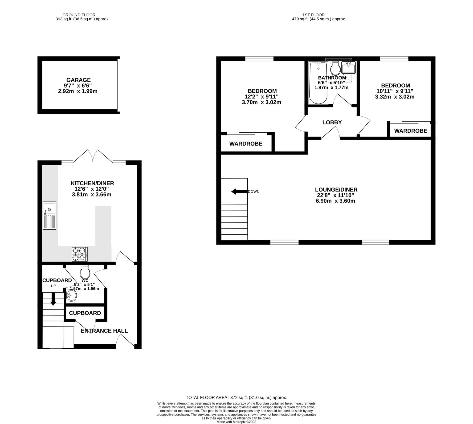 2 bed terraced house for sale in Admiral Drive, Stevenage
