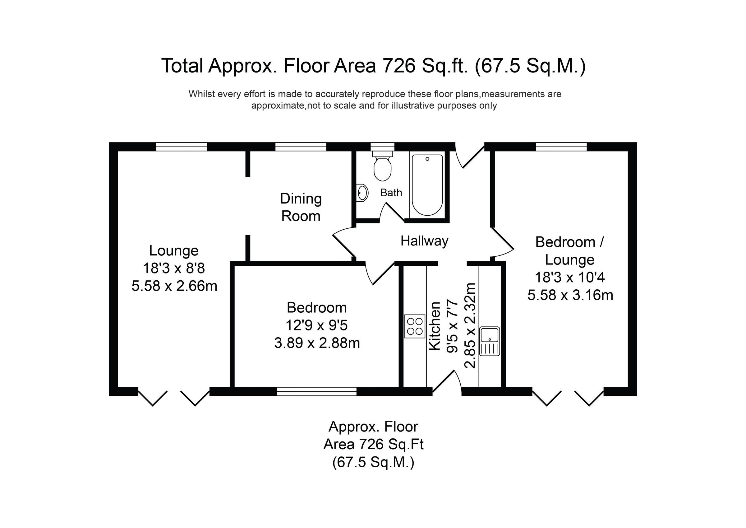 2 bed semidetached bungalow for sale in Whitefield Drive, Kirkby
