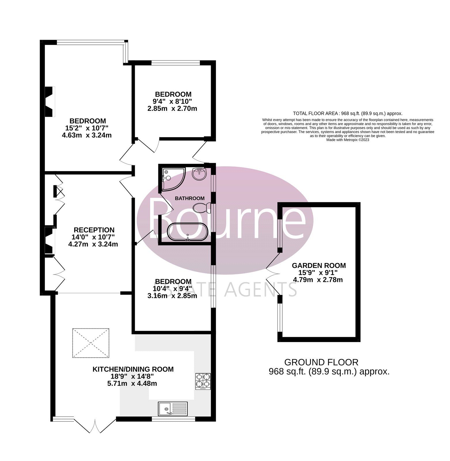 3 bed bungalow for sale in Robin Hood Road, St. Johns, Woking, Surrey