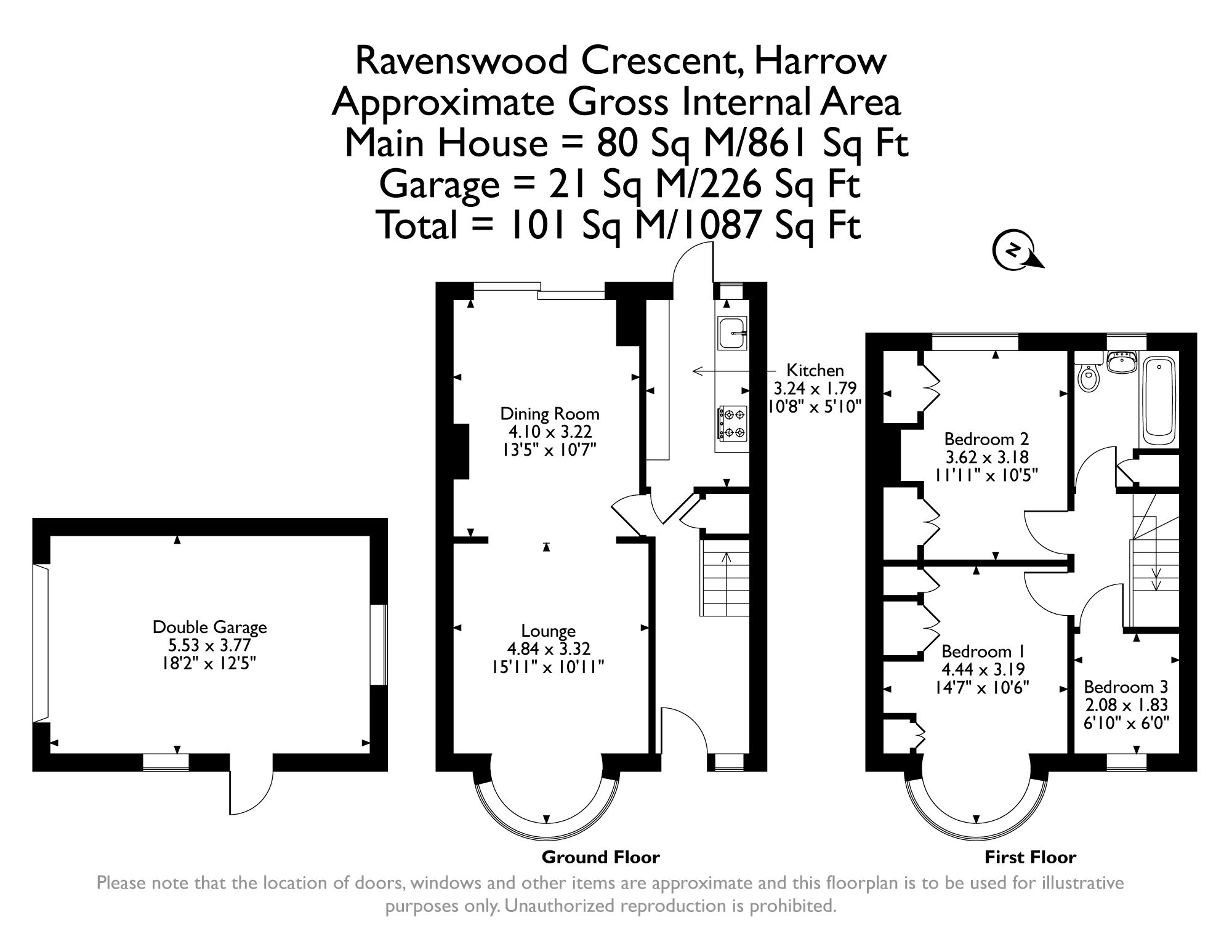 3 bed terraced house for sale in Ravenswood Crescent, North Harrow HA2