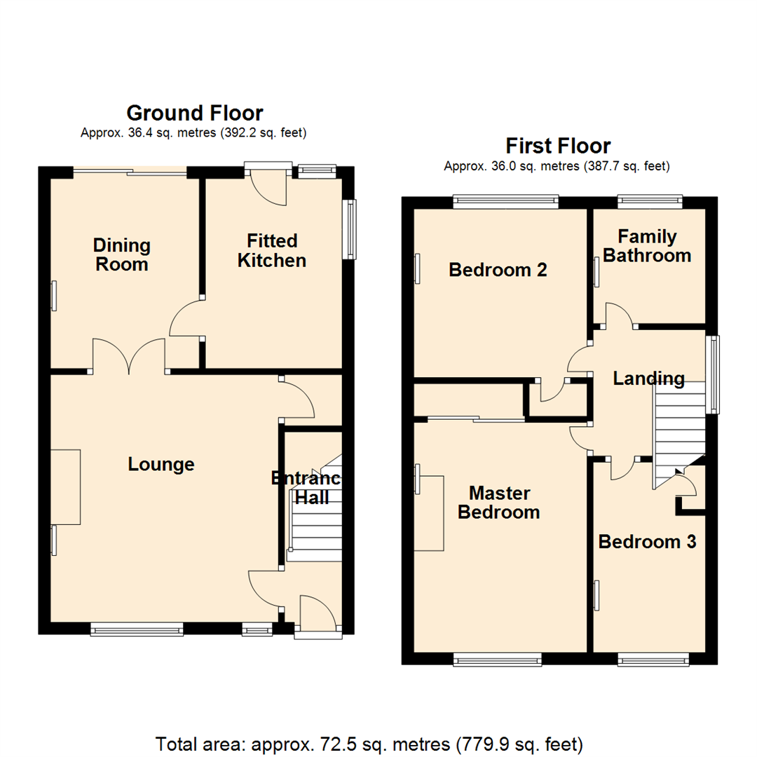 3 bed semidetached house for sale in Harlech Way, Garforth, Leeds LS25