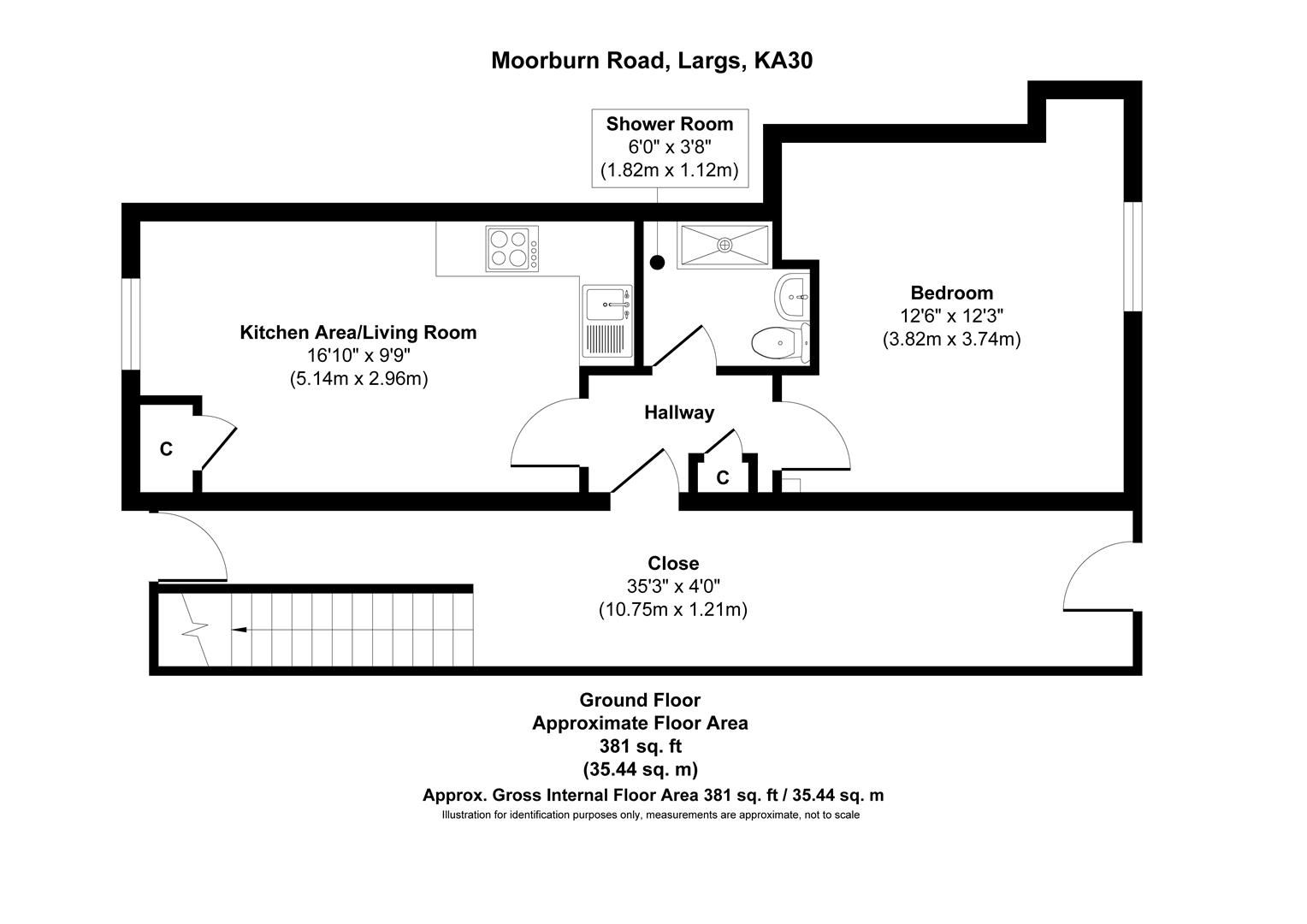 1 bed flat for sale in Moorburn Road, Largs KA30 Zoopla