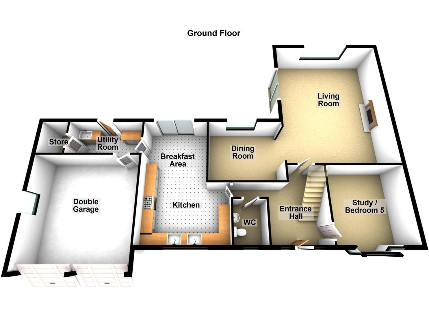 5 bed detached house for sale in Elliot Avenue, South Bretton