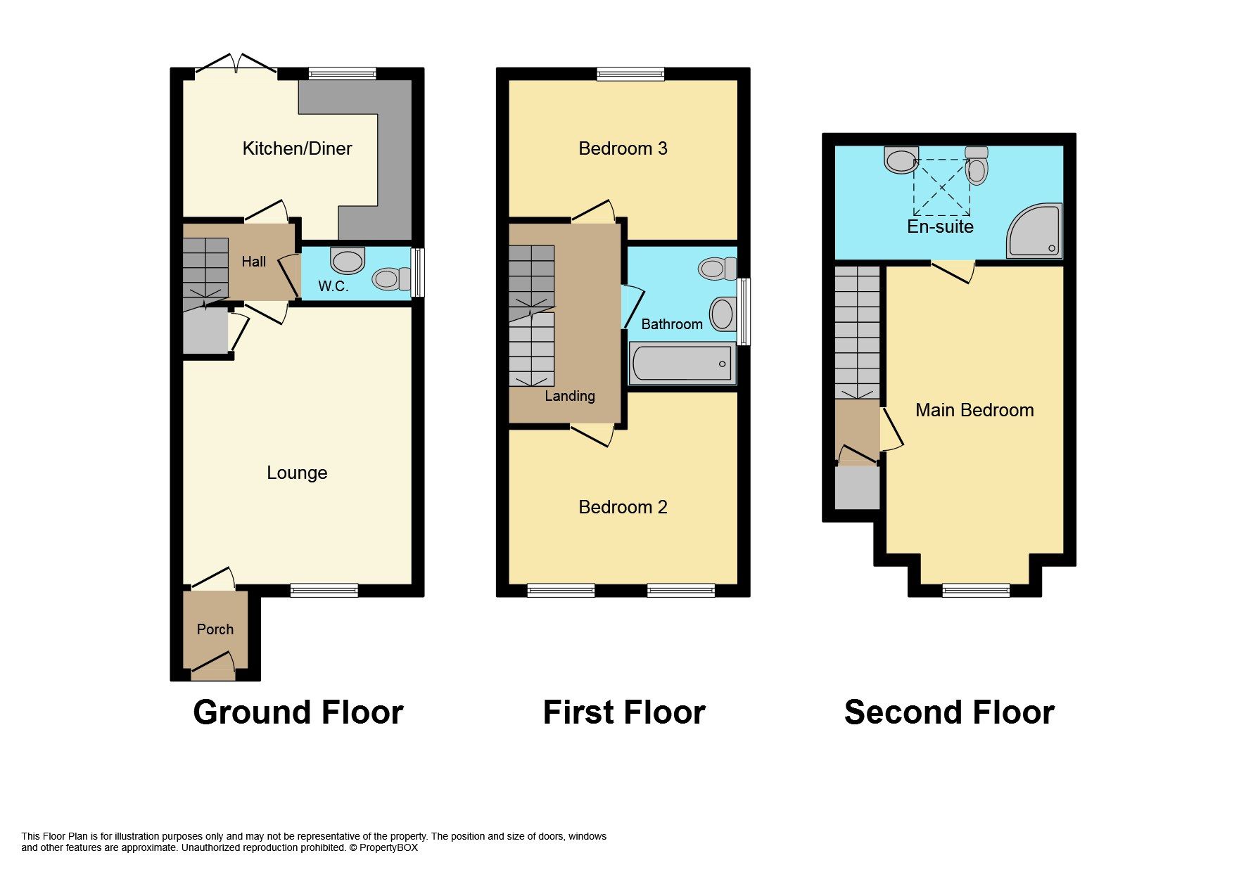3 bed end terrace house for sale in Howard's Way, Bradwell, Great
