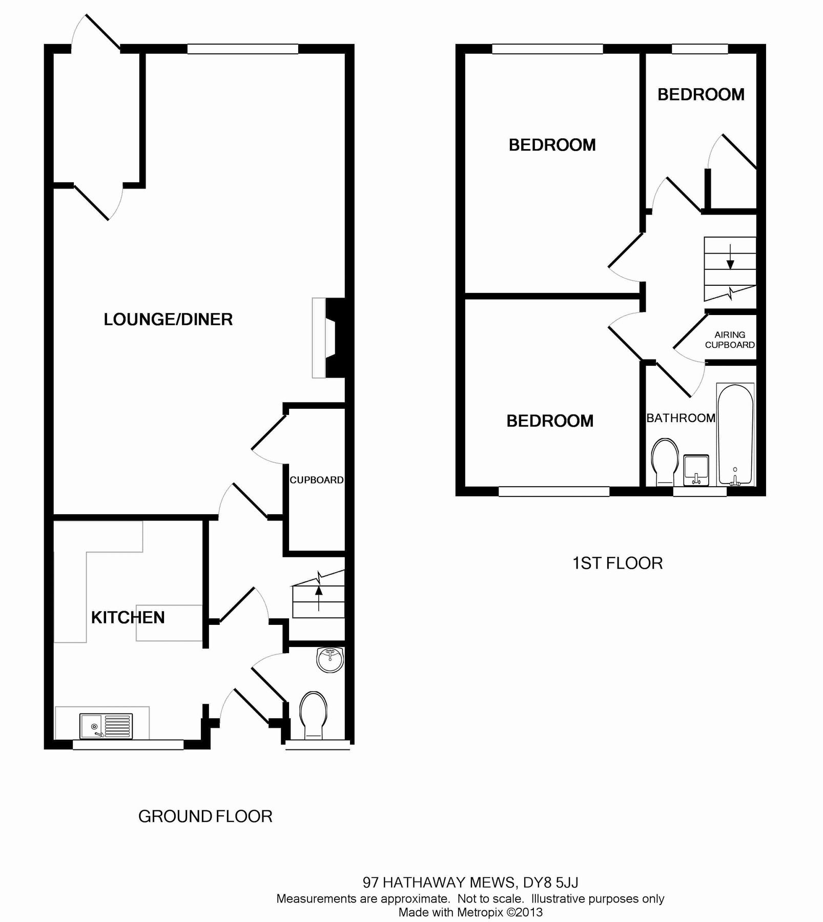 3 bed terraced house for sale in Hathaway Mews, Elmwood Road