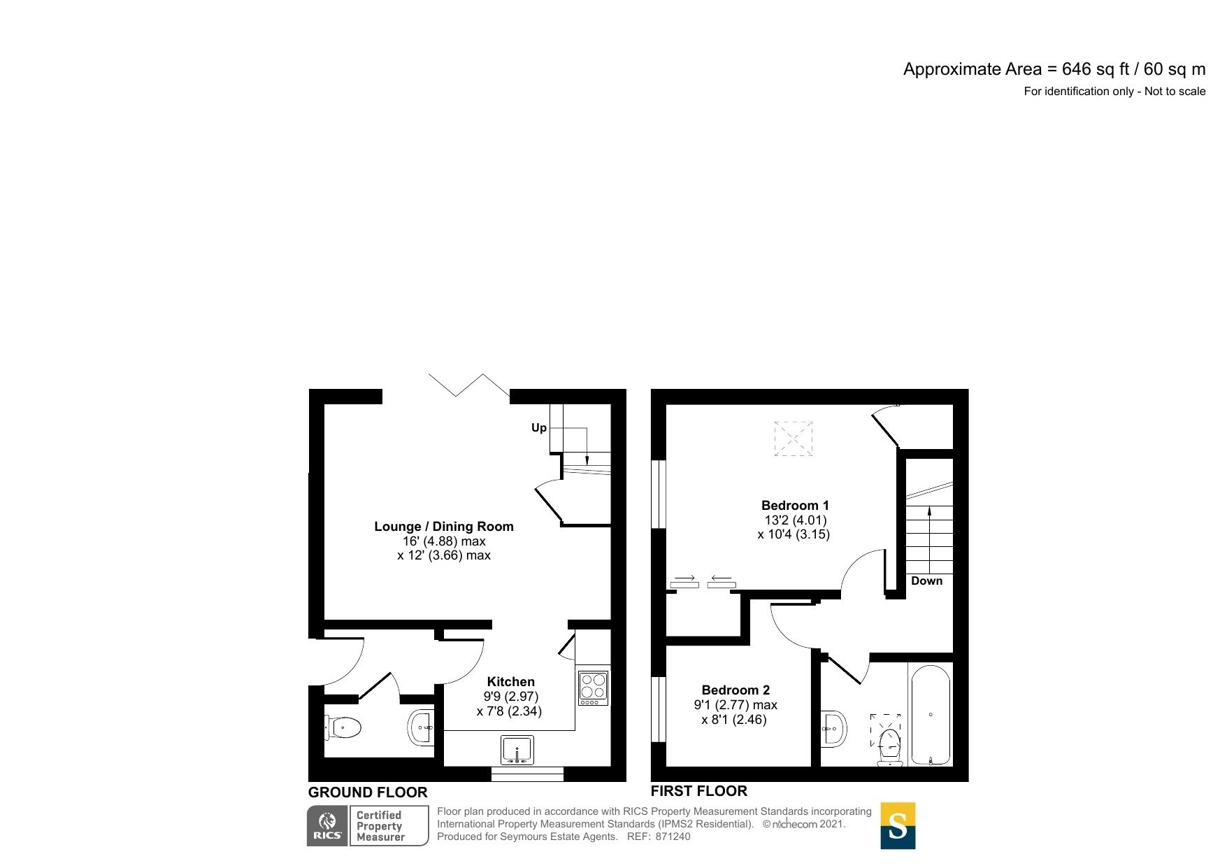 2 bed semidetached house for sale in New Haw, Surrey KT15 Zoopla