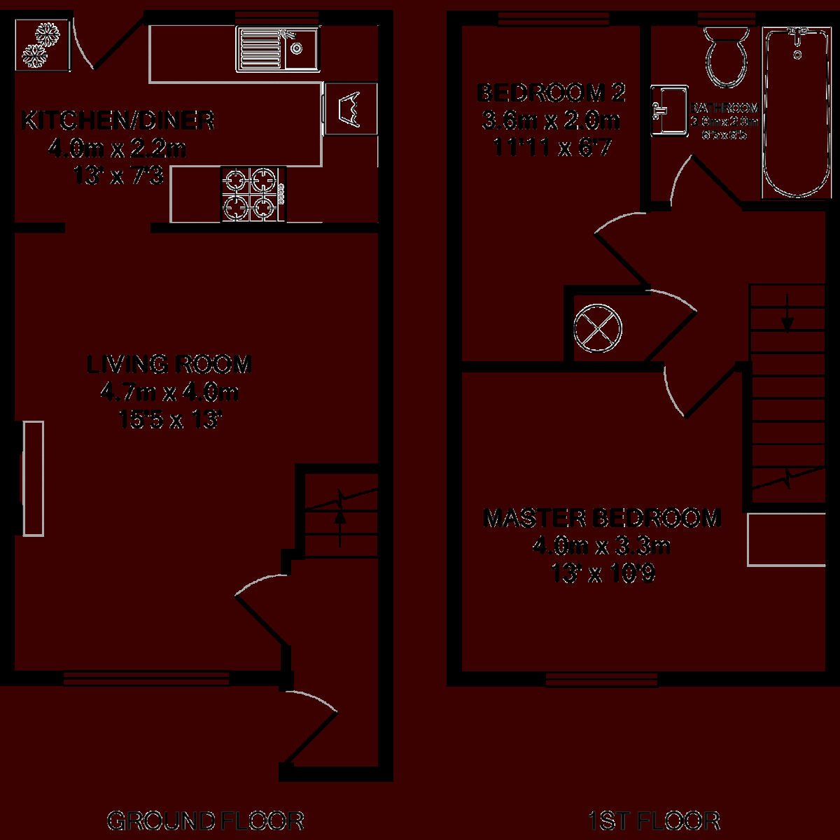 2 bed town house for sale in Fairway Road South, Shepshed LE12 Zoopla