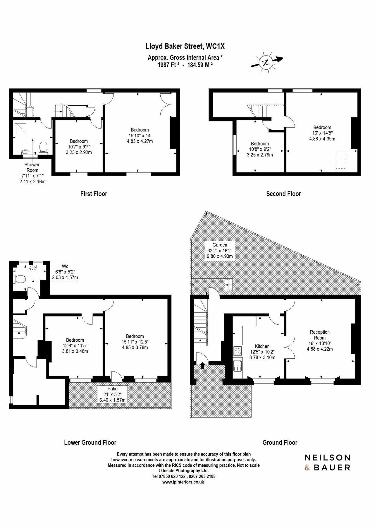 4 bed end terrace house for sale in Lloyd Baker Street, Bloomsbury