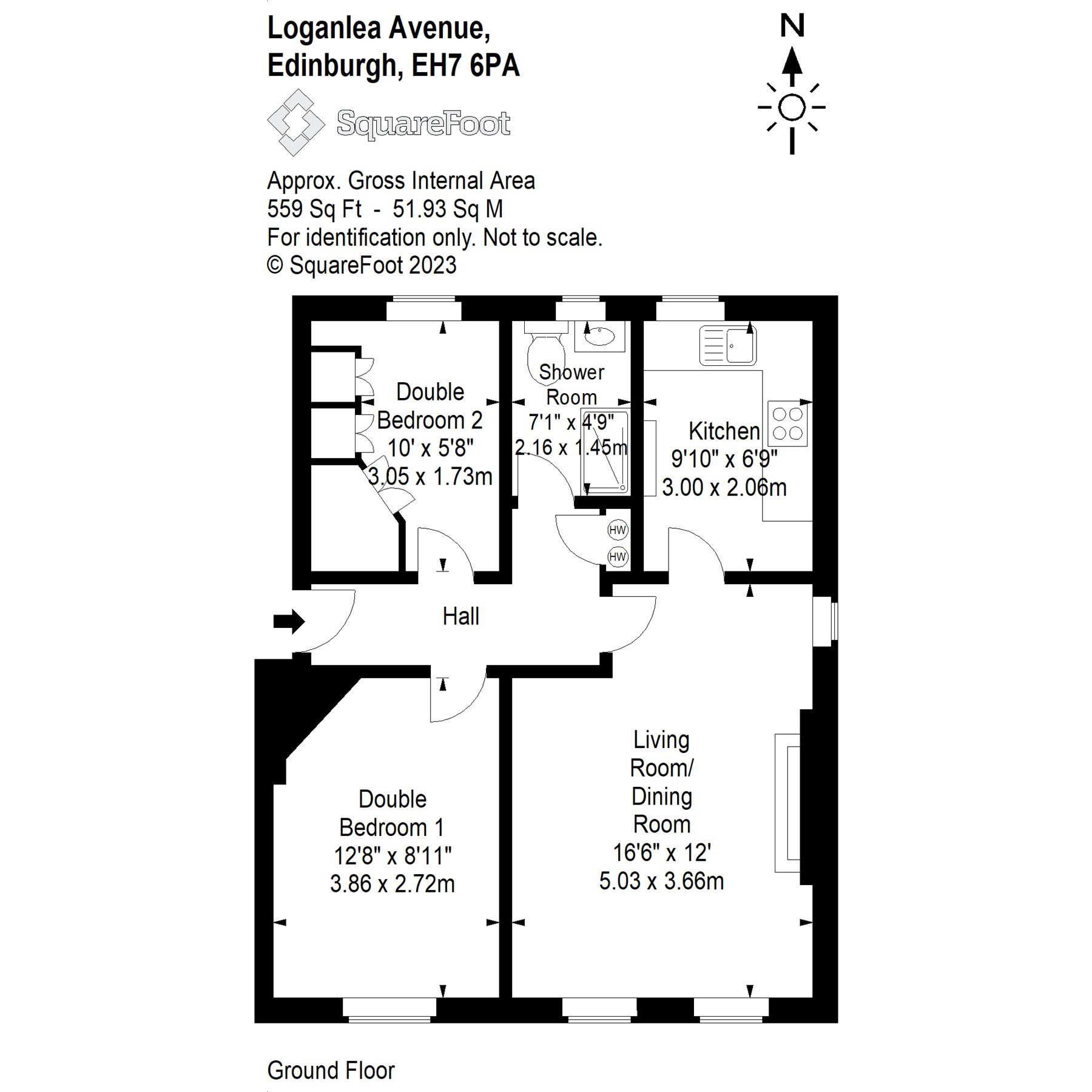 2 bed flat for sale in 16/2, Loganlea Avenue, Craigentinny, Edinburgh