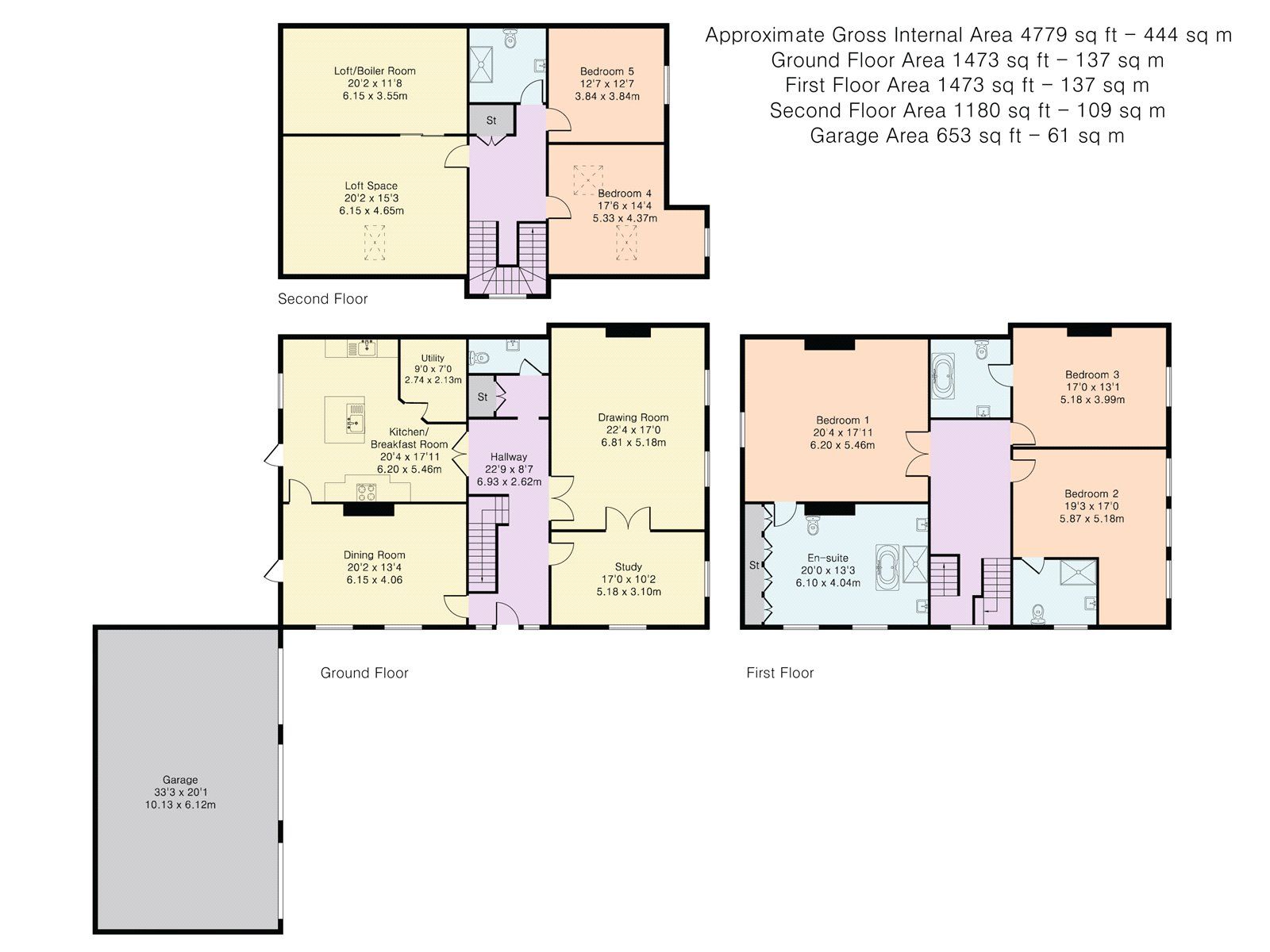 5 bed detached house for sale in Henderson Place, Epping Green, Hertfordshire SG13 Zoopla