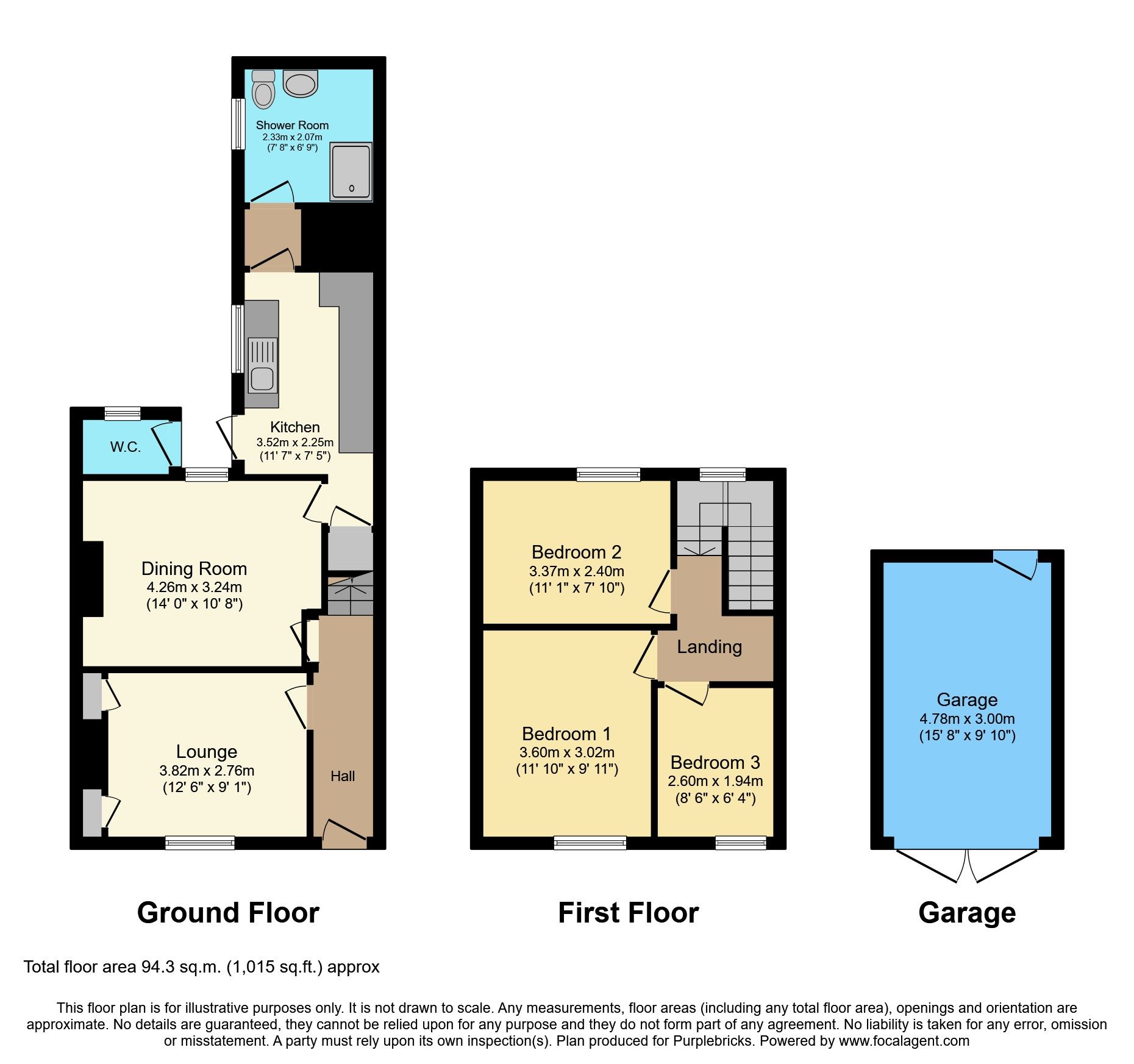 3 bed terraced house for sale in Edward Street, Tuckingmill Camborne