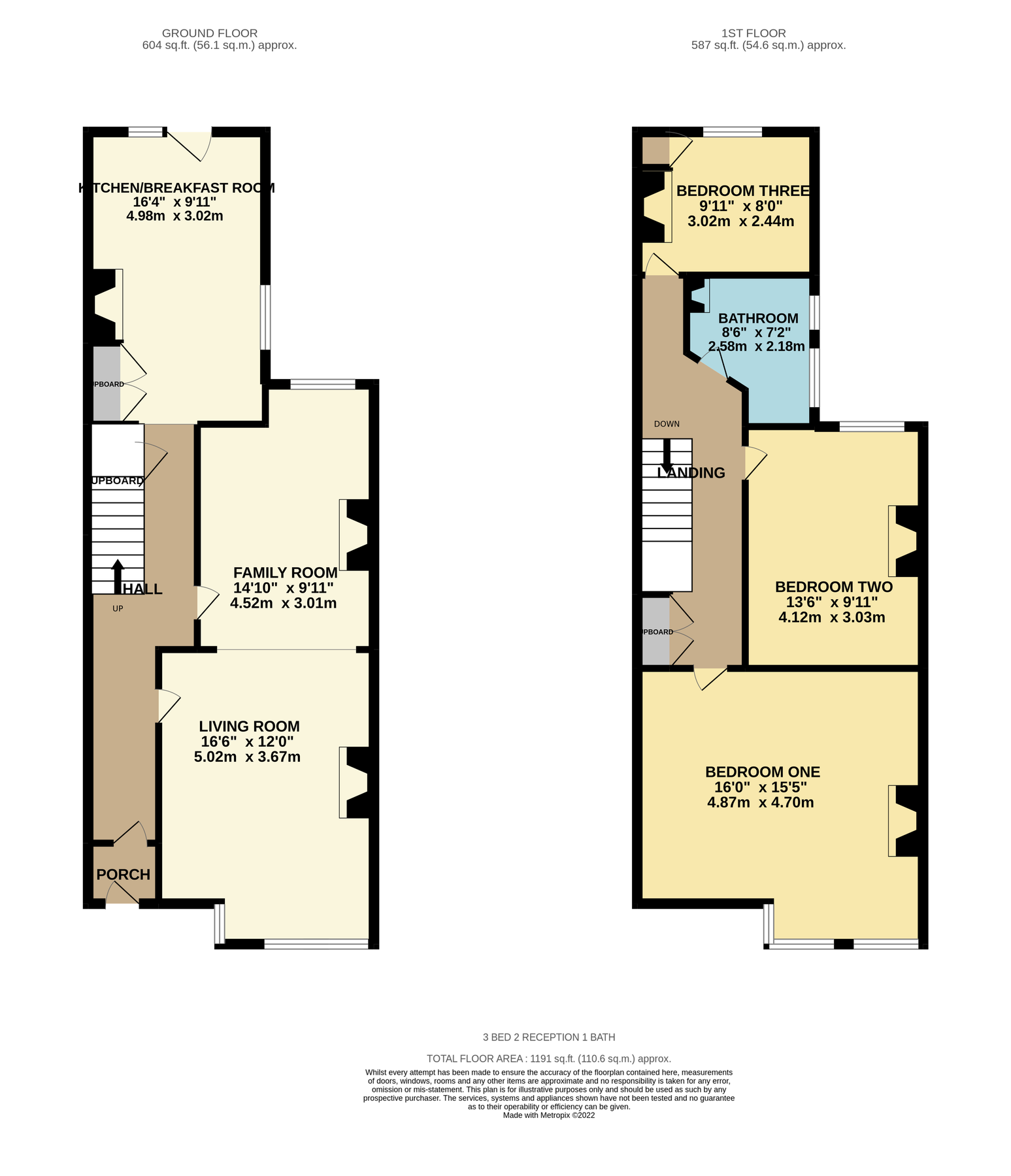 3 bed terraced house for sale in Kings Road, North Ormesby