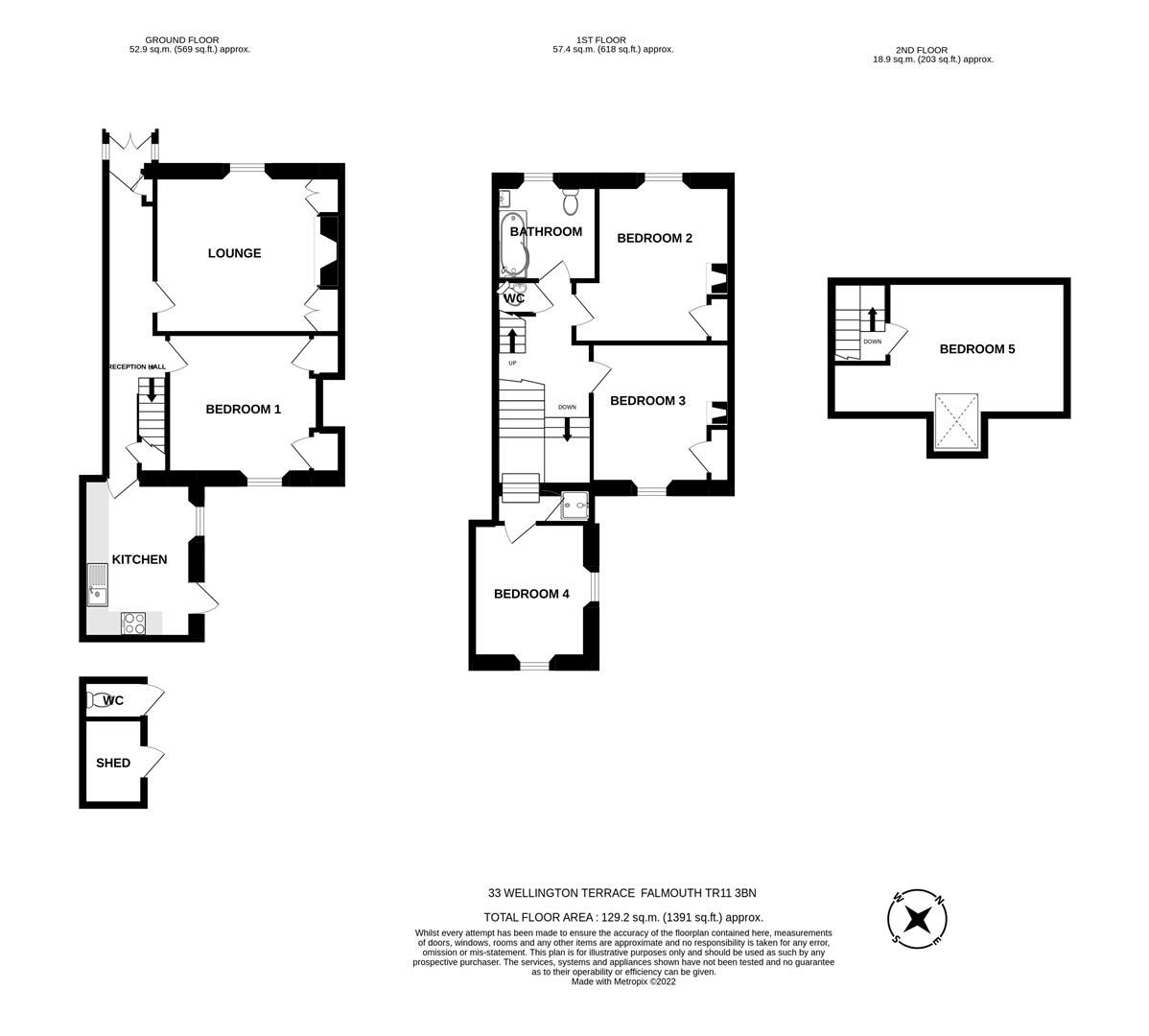5 bed terraced house for sale in Wellington Terrace, Falmouth TR11 Zoopla