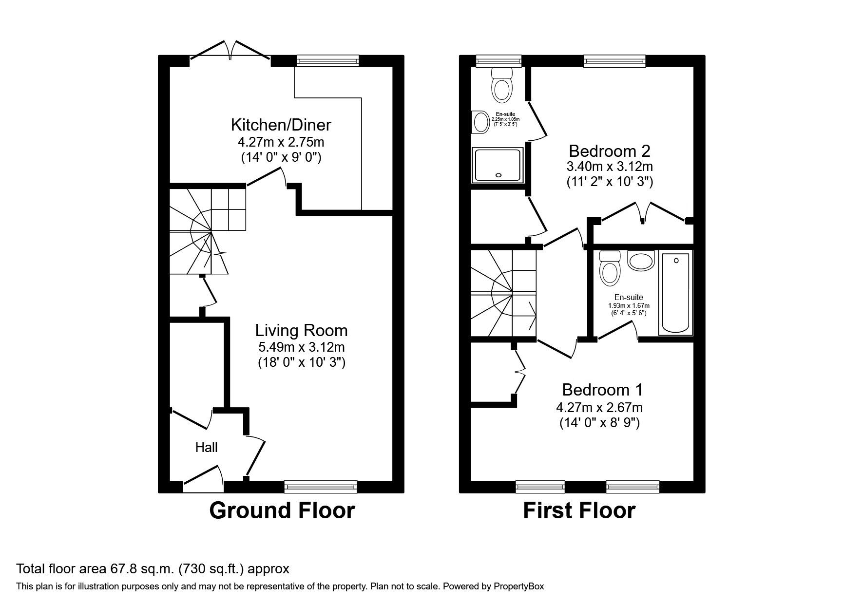 2 bed terraced house for sale in Bletchley Road, Horsforth, Leeds LS18