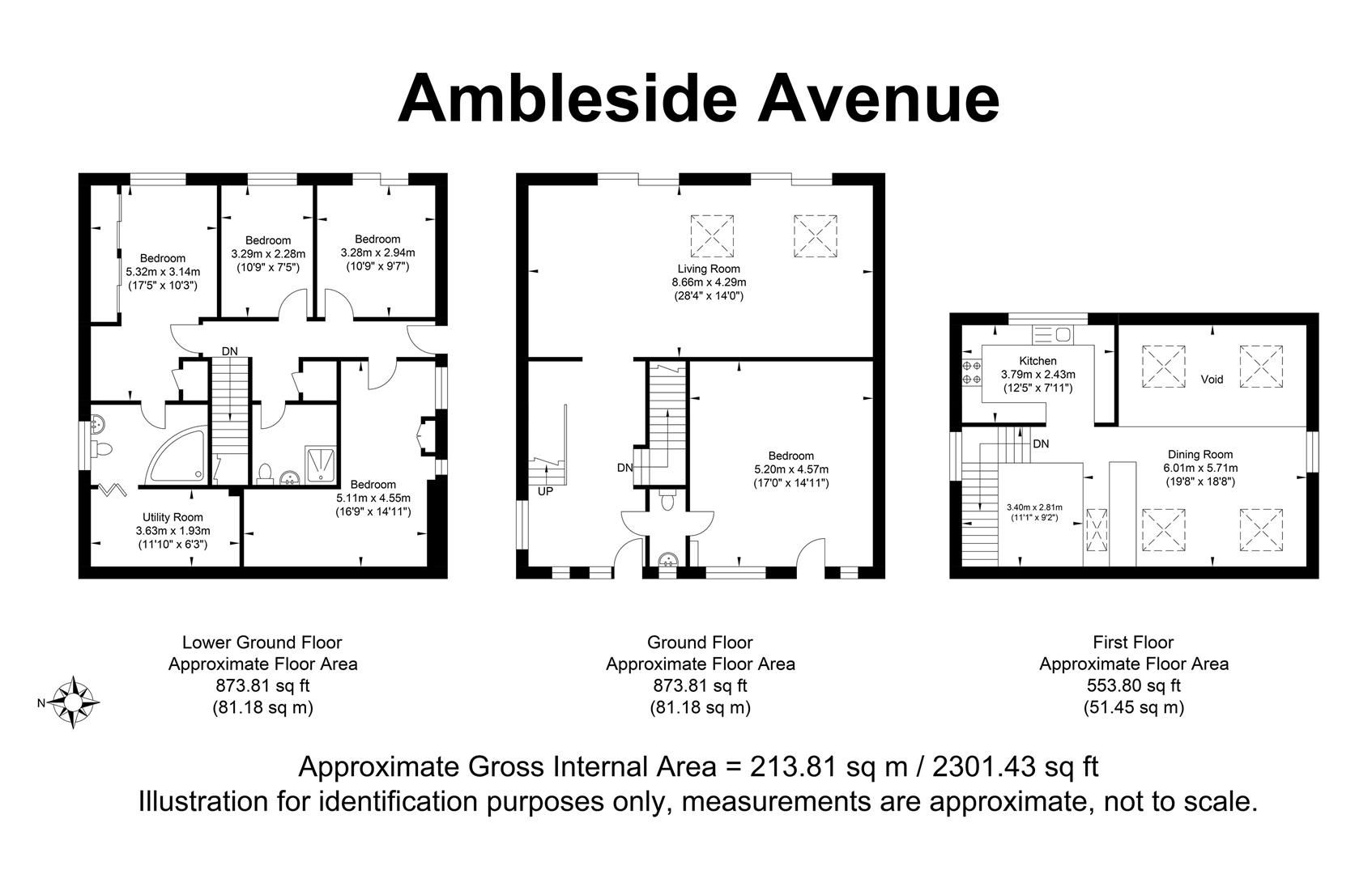5 bed detached house for sale in Ambleside Avenue, Cliffs