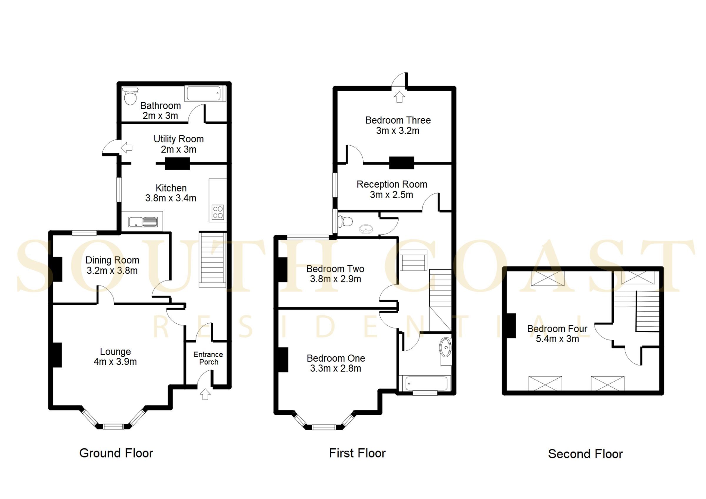 4 bed terraced house for sale in Fort Road, Newhaven BN9 Zoopla