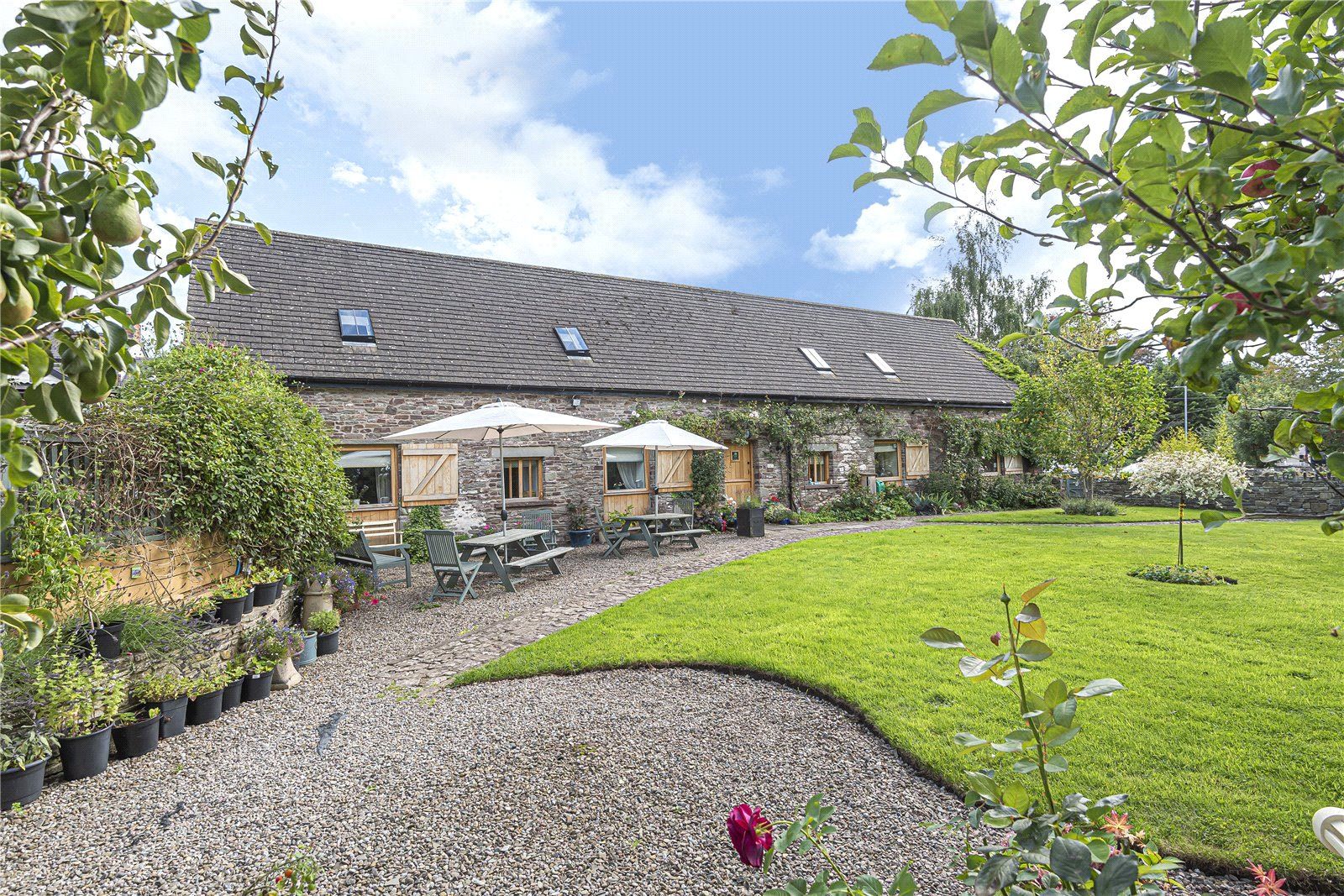 7 bed barn conversion for sale in Station Yard, Talgarth, Brecon, Powys