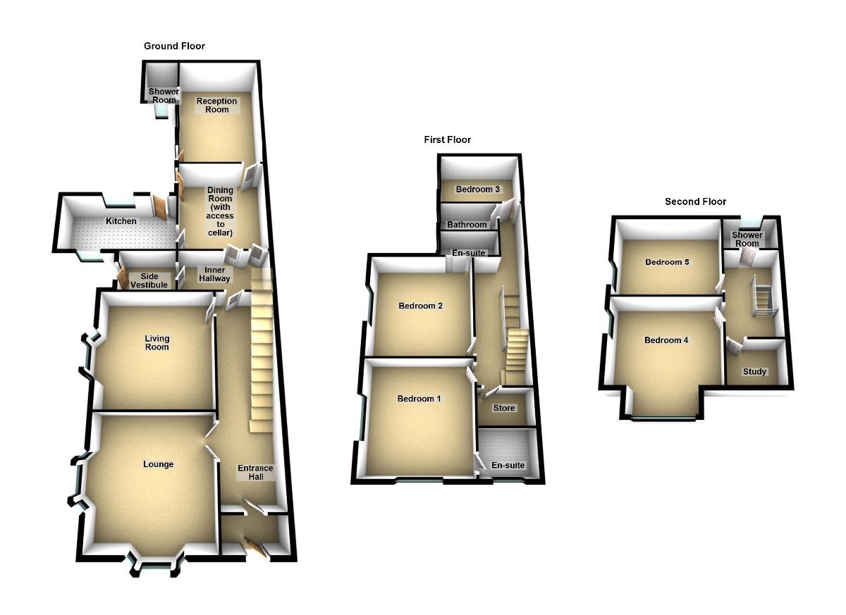 5 bed semidetached house for sale in Heysham Road, Heysham, Morecambe
