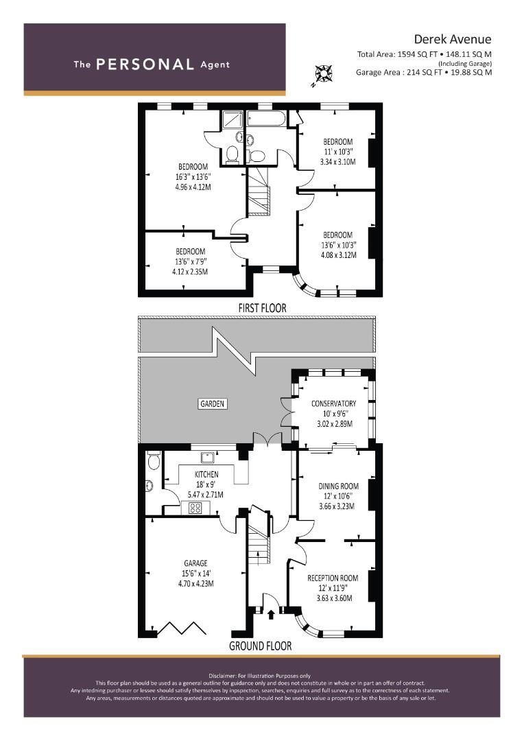 4 bed semidetached house for sale in Derek Avenue, West Ewell, Epsom