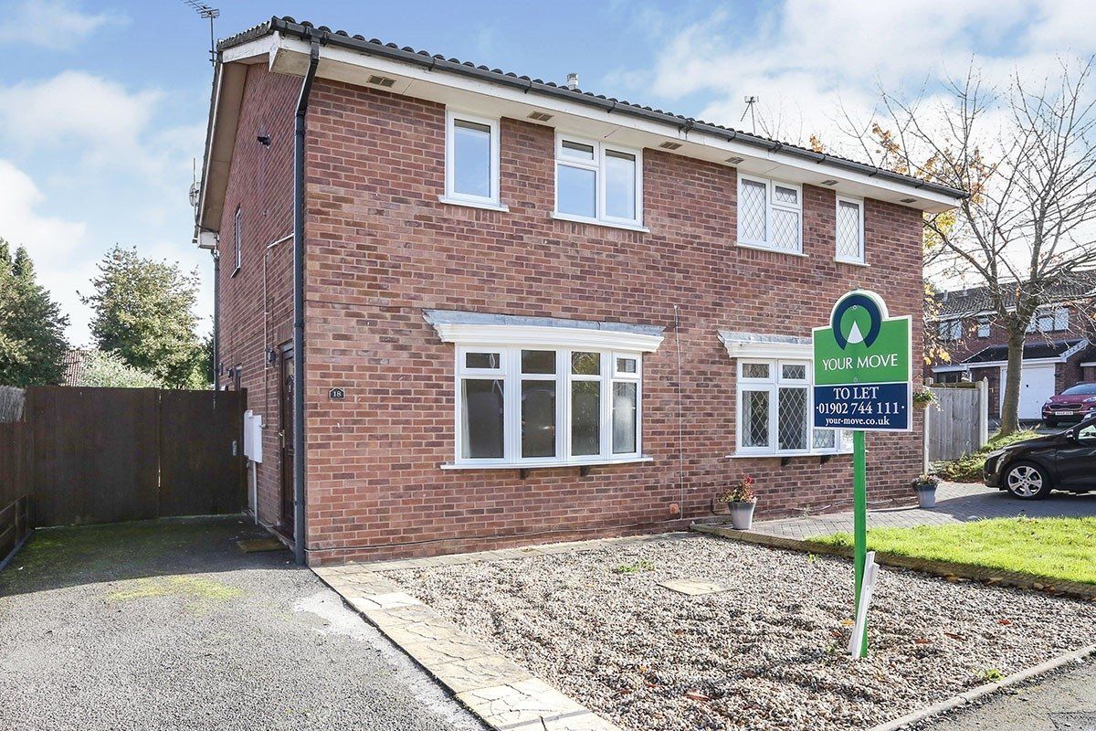2 bed semidetached house to rent in Rydal Drive, Perton, Wolverhampton