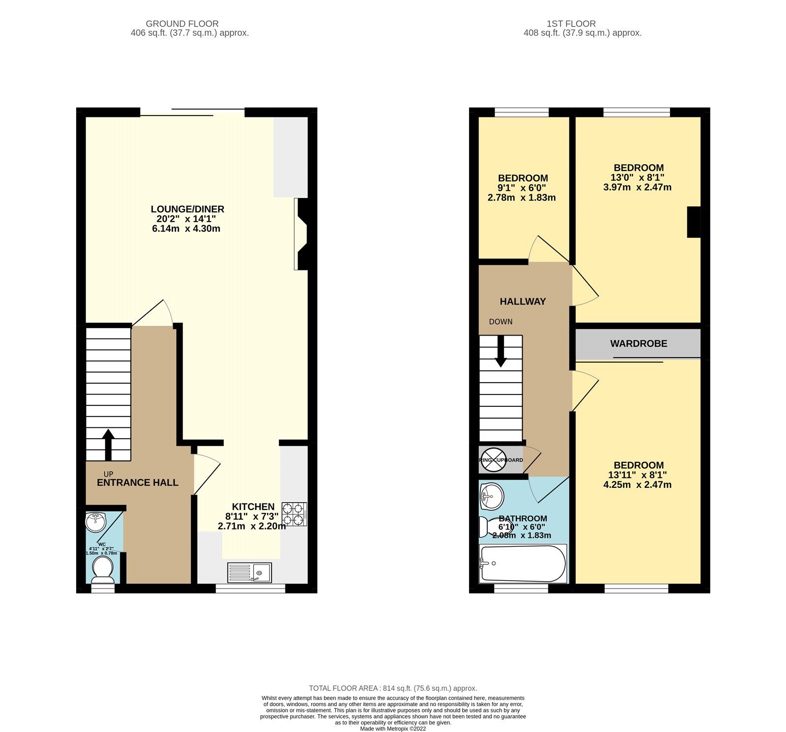3 bed end terrace house to rent in Audley Street, Reading, Berkshire