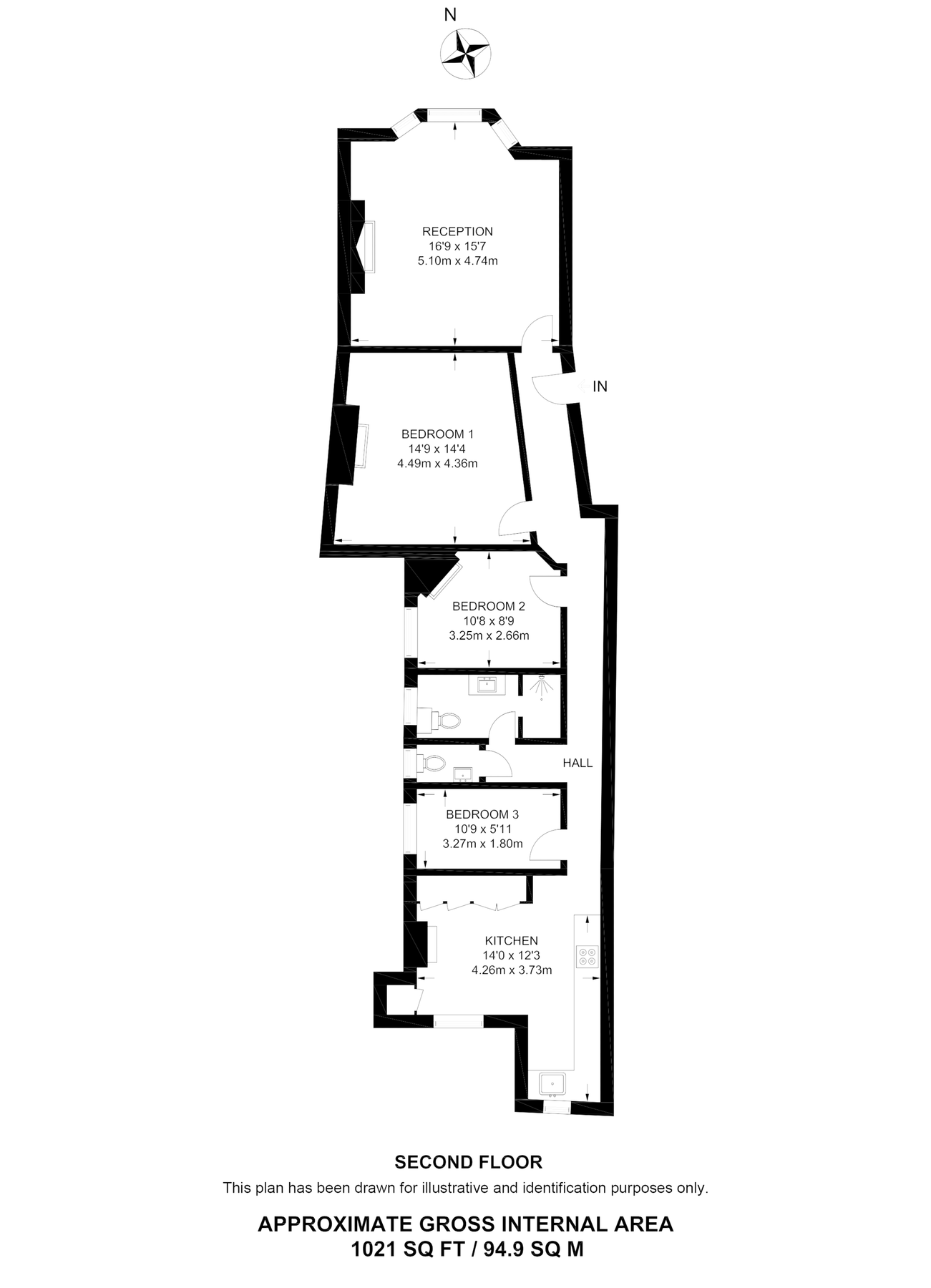 3 bed flat for sale in Elmfield Road, Balham, London SW17 Zoopla