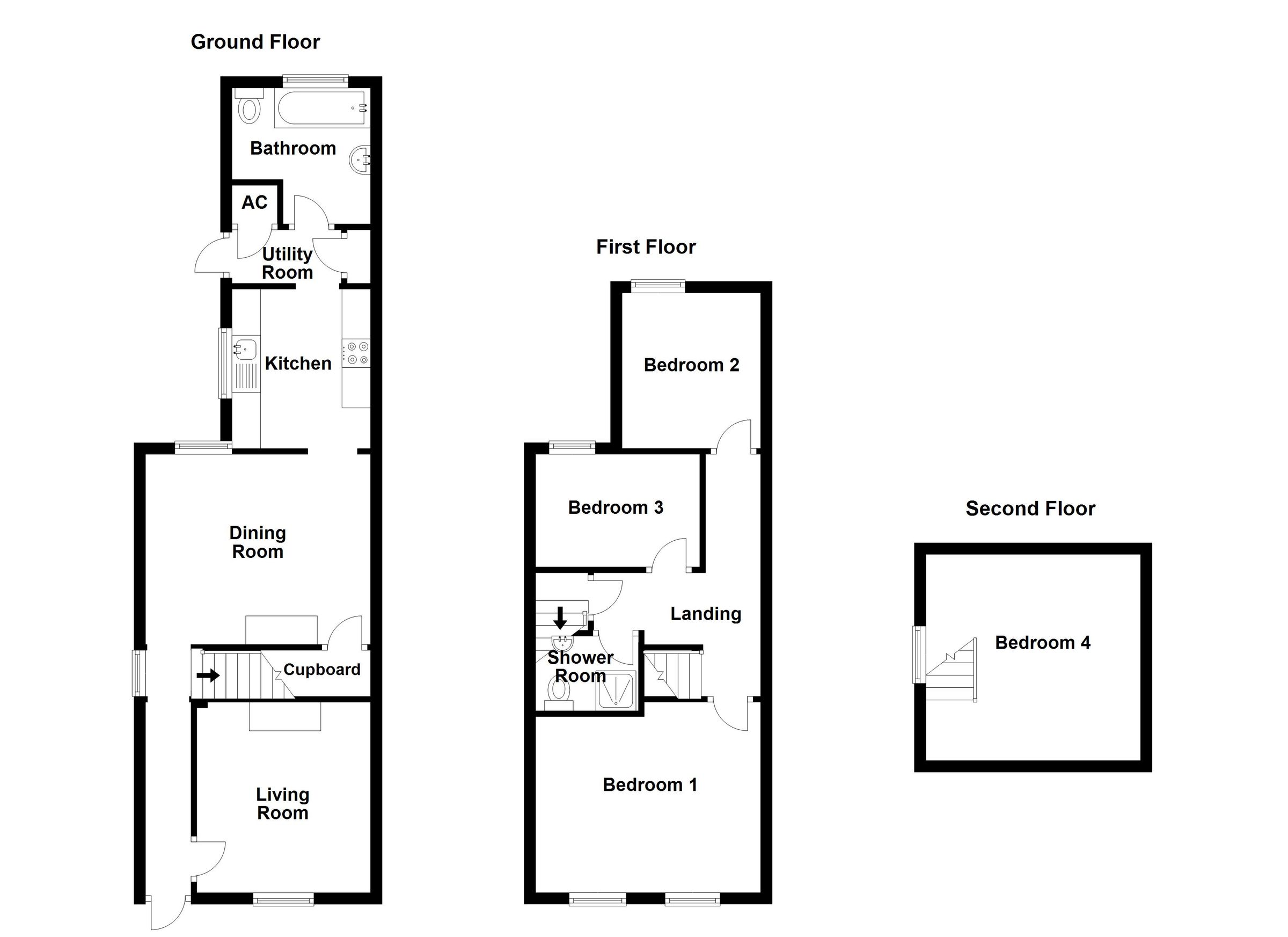 4 bed semidetached house for sale in King Stephen Road, New Town