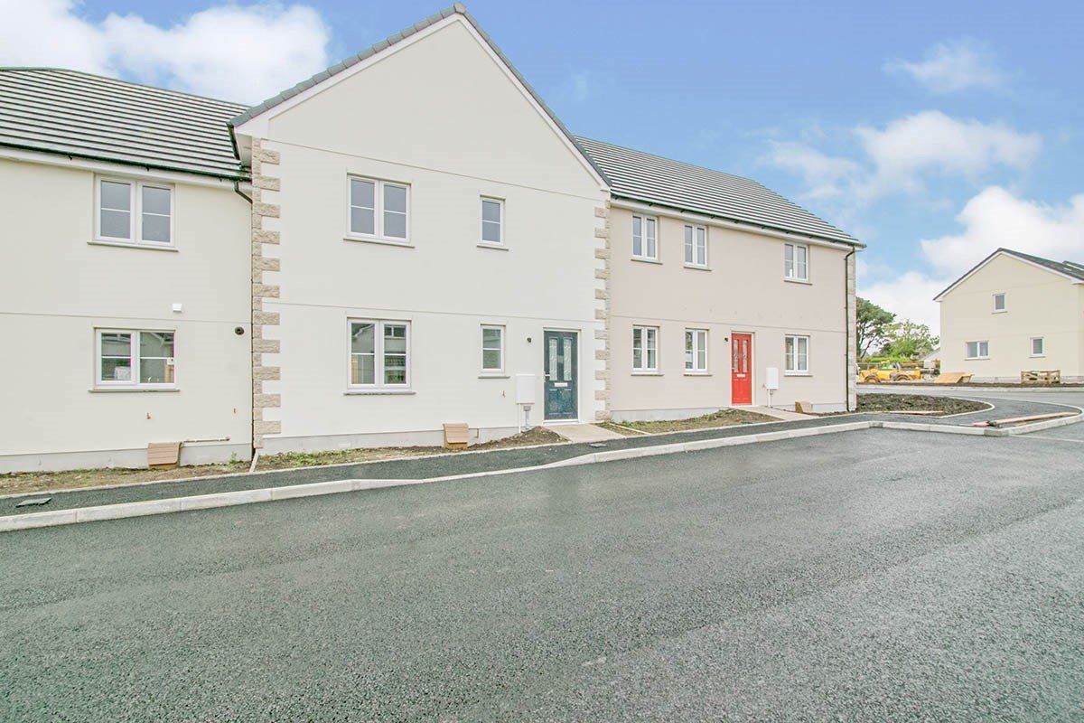 New home, 3 bed terraced house for sale in Treskerby Woods, Scorrier