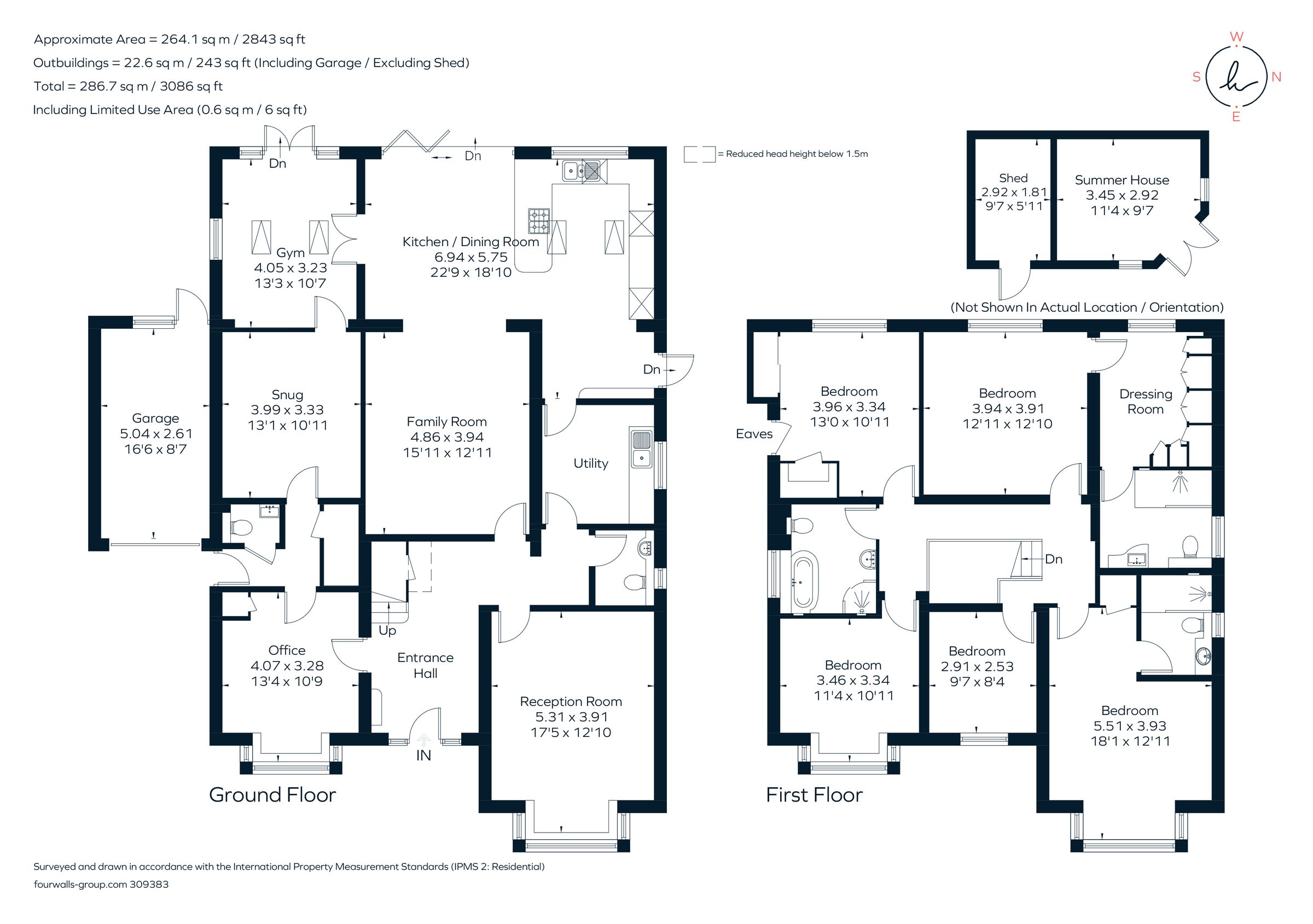 5 bed detached house for sale in Salisbury Road, Farnborough, Hampshire
