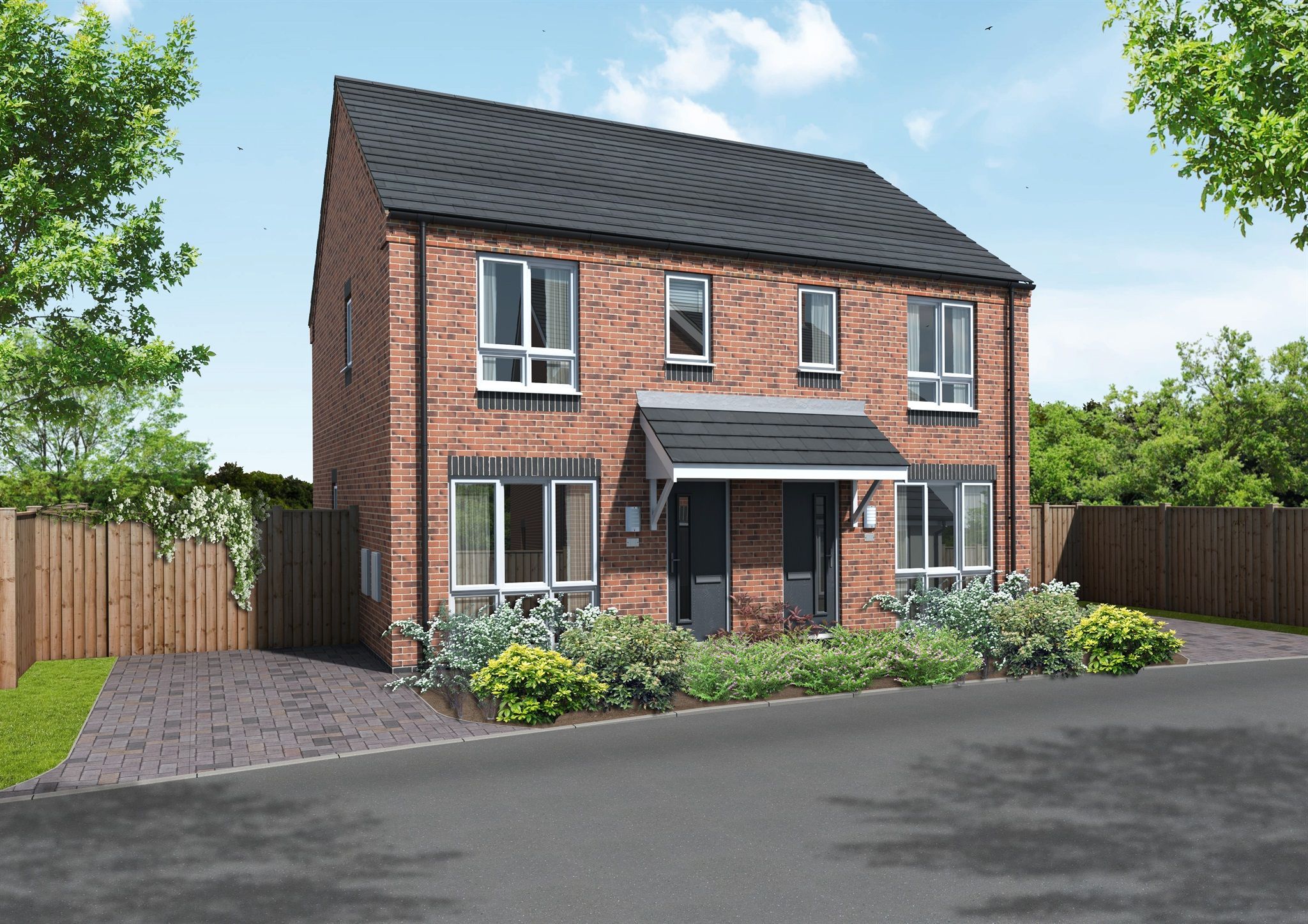 New home, 2 bed semidetached house for sale in The Sidings, Hawkins Lane, BurtonOnTrent DE14