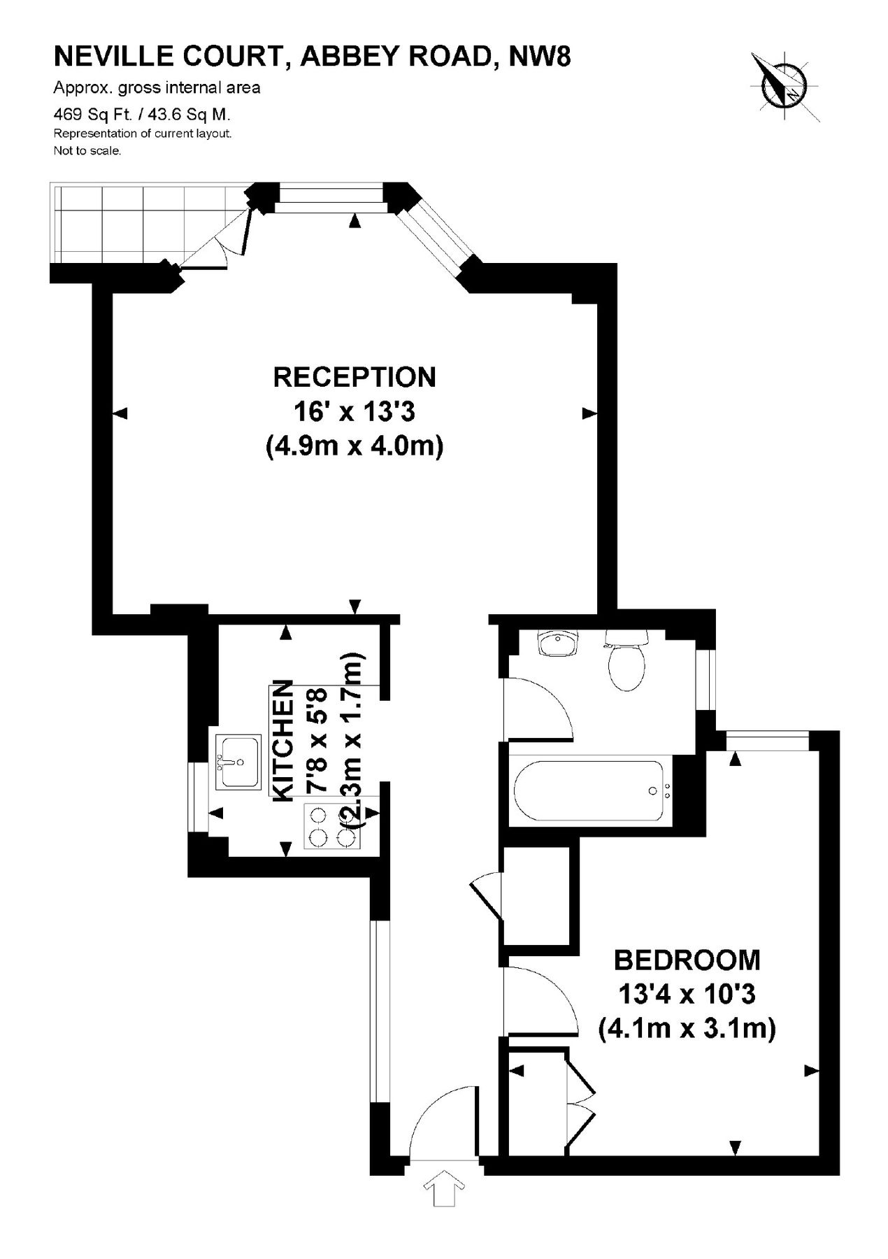 1 bed flat to rent in Abbey Road, London NW8 Zoopla