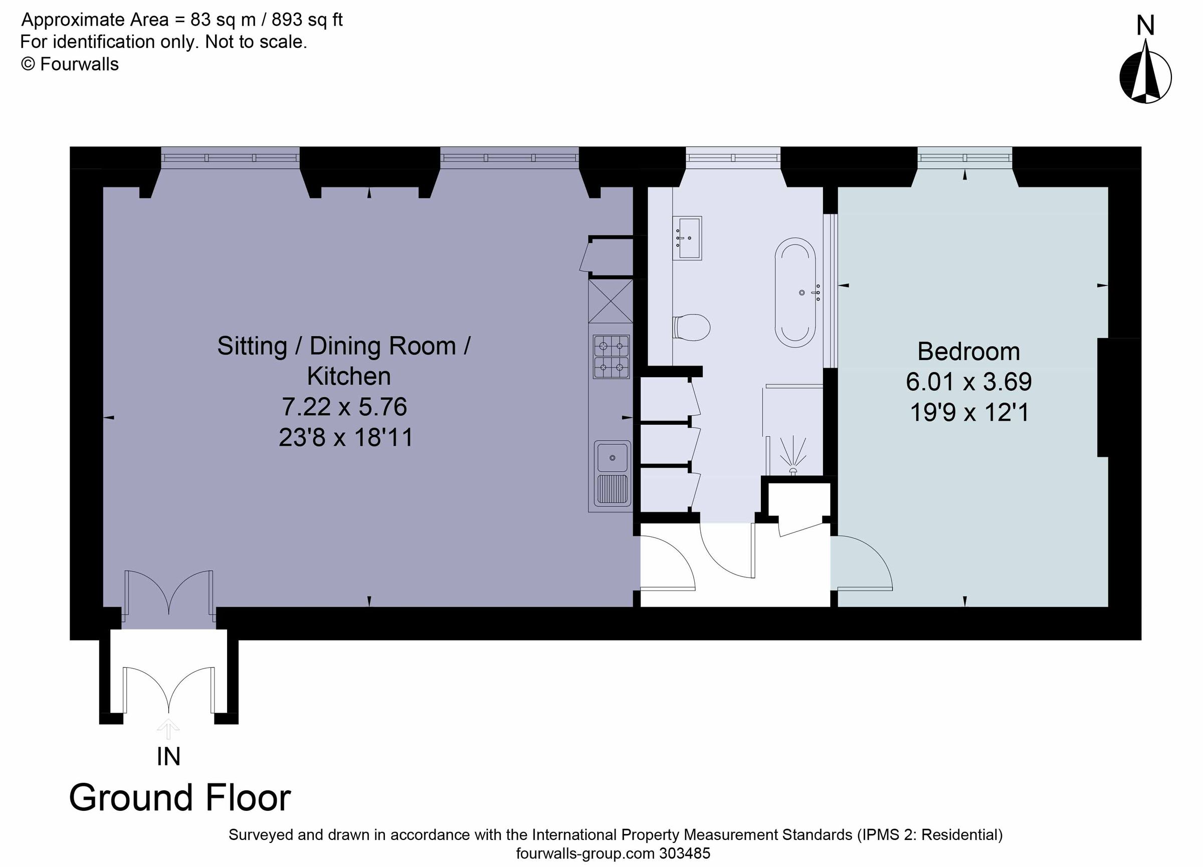 New home, 1 bed flat for sale in Hamels Mansion, Hamels Park