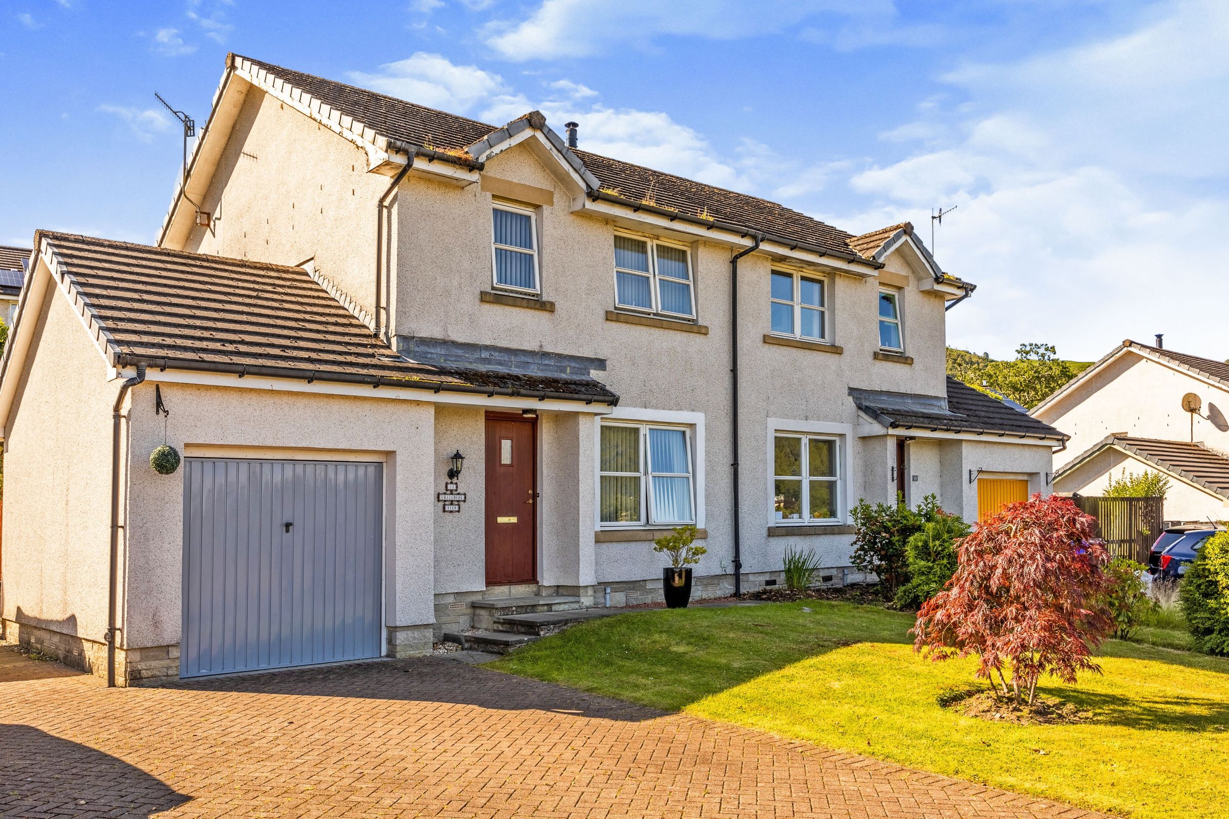 3 bed semidetached house for sale in Craigmore View, Aberfoyle FK8