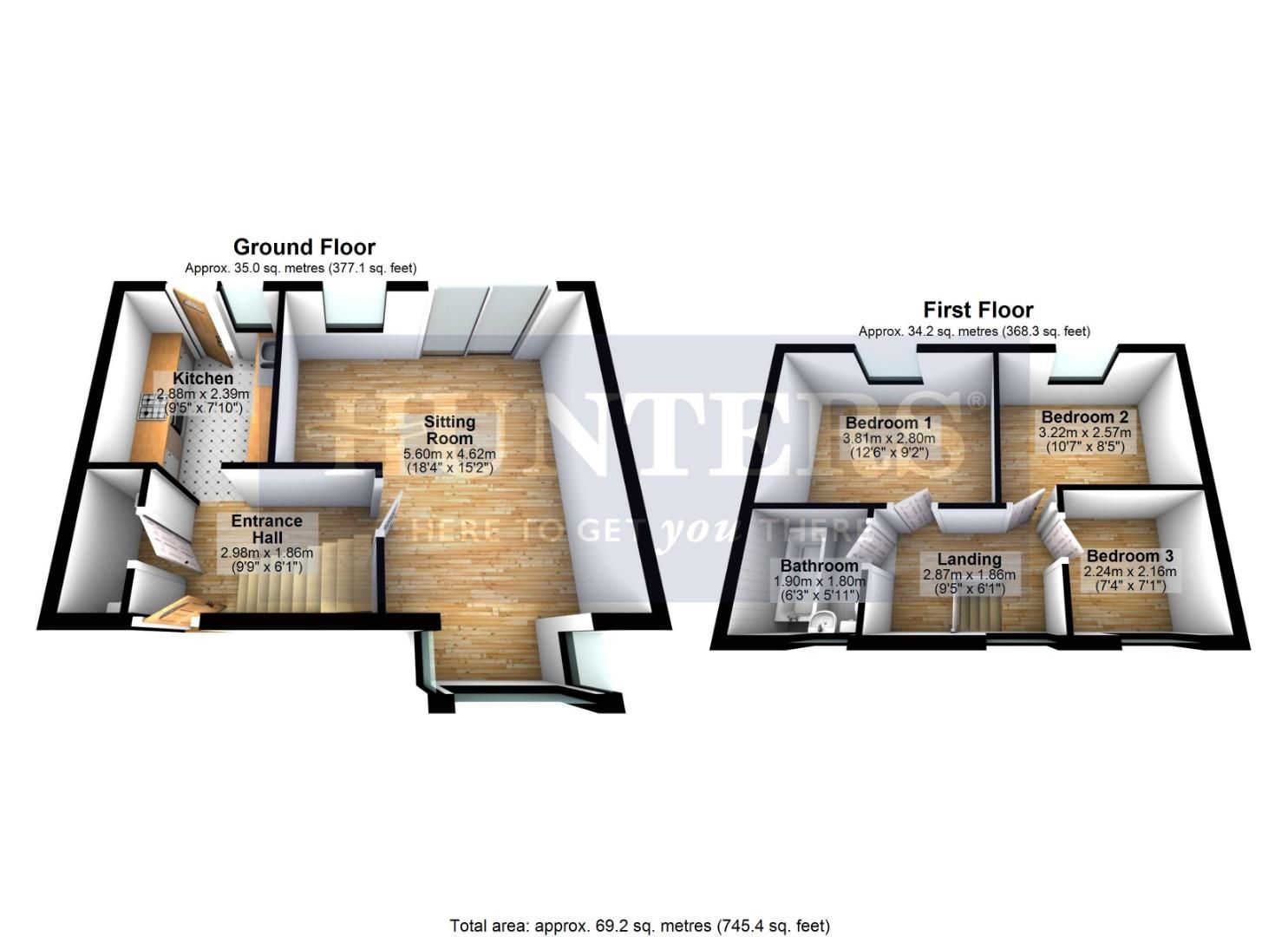 3 bed detached house for sale in Stibbs Court, Longwell Green, Bristol