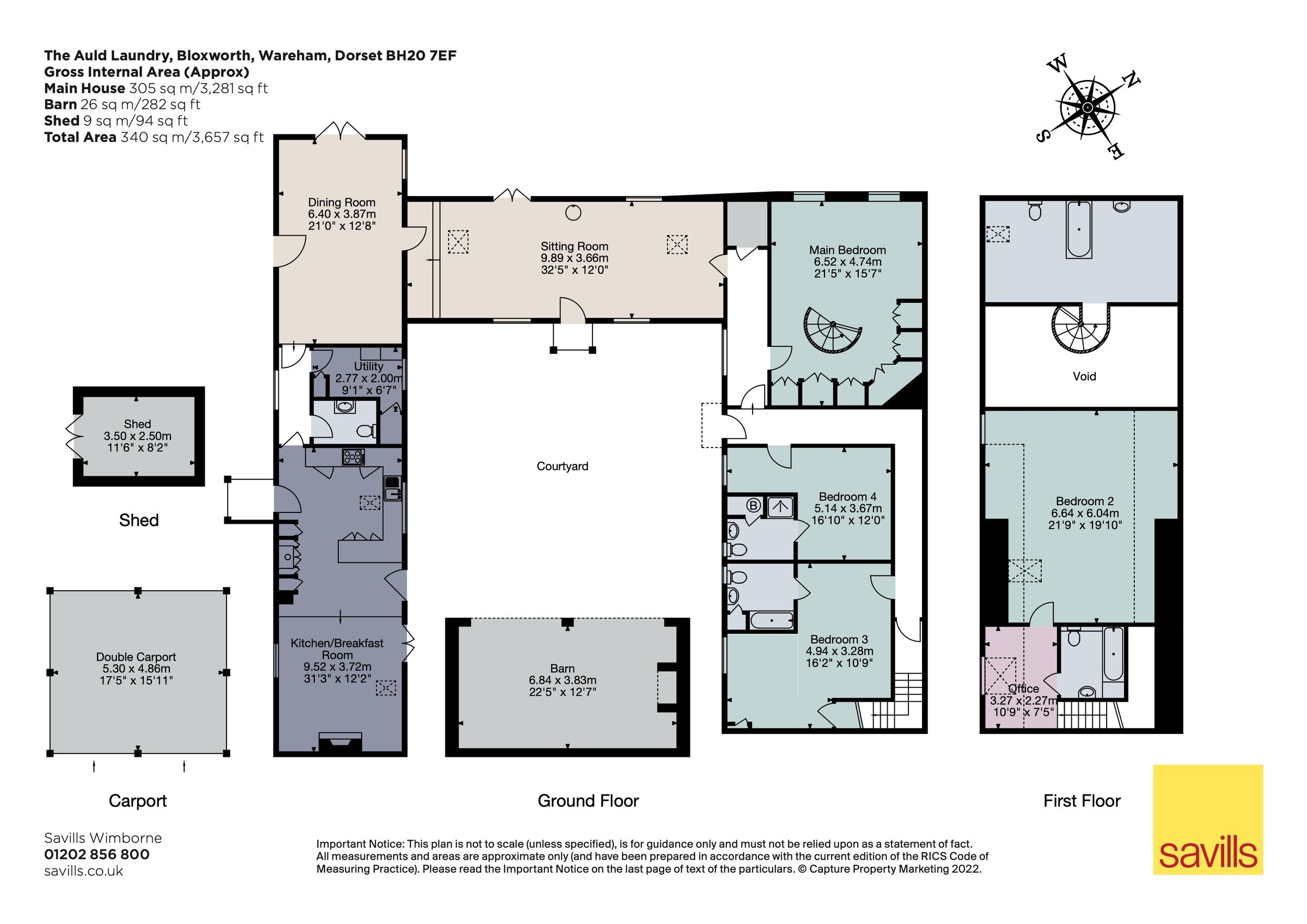 4 bed detached house for sale in Bloxworth, Wareham, Dorset BH20 Zoopla