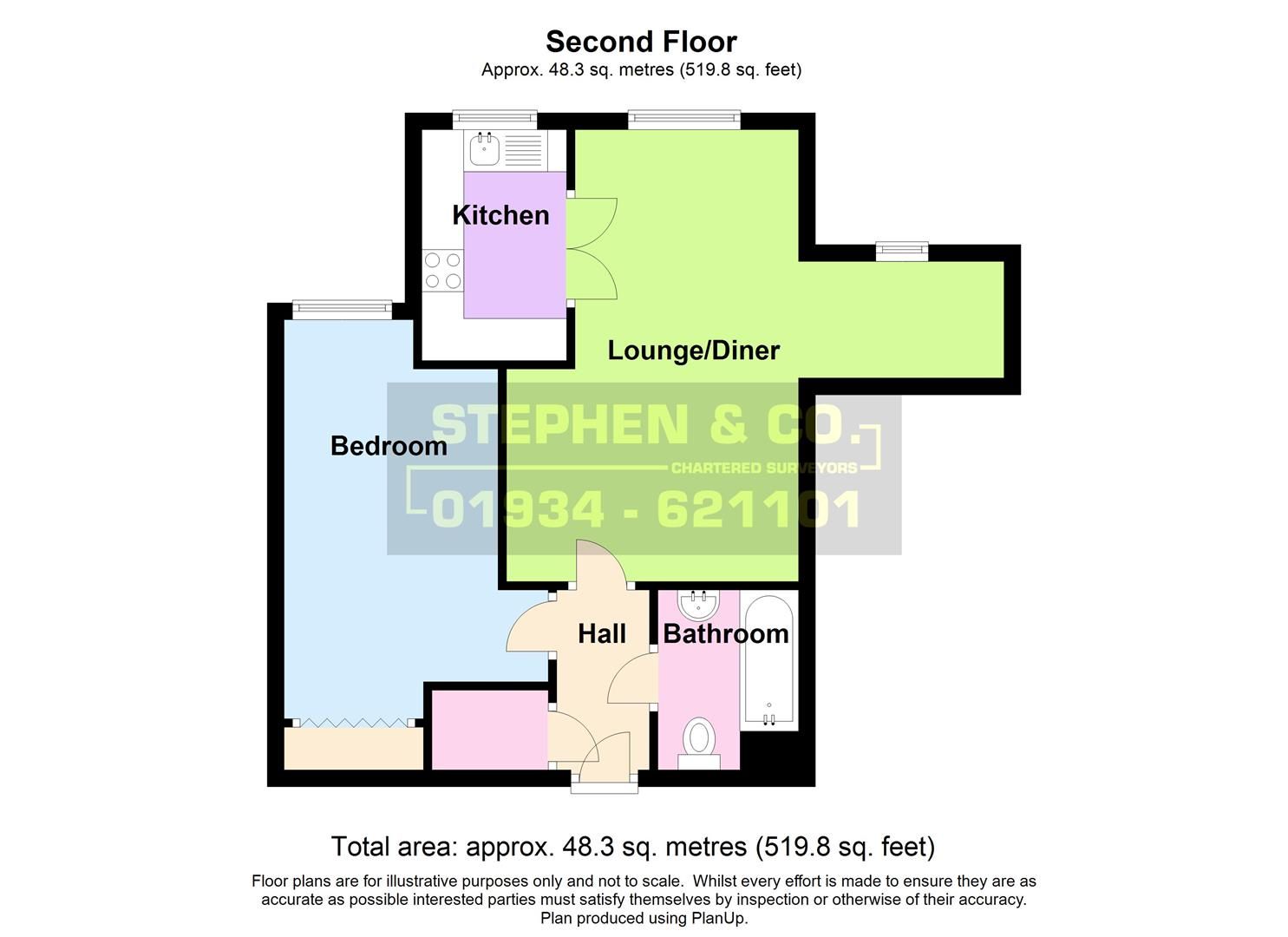 1 bed property for sale in Eddington Court, Beach Road, Weston Super