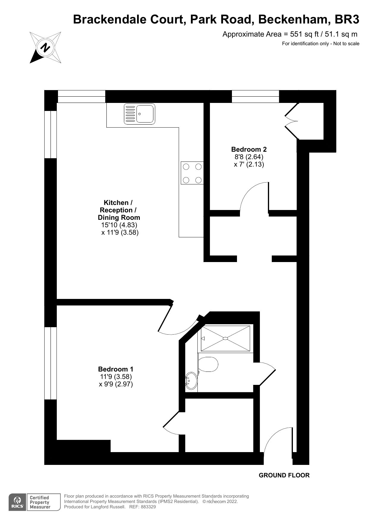 2 bed flat for sale in Park Road, Beckenham BR3 Zoopla