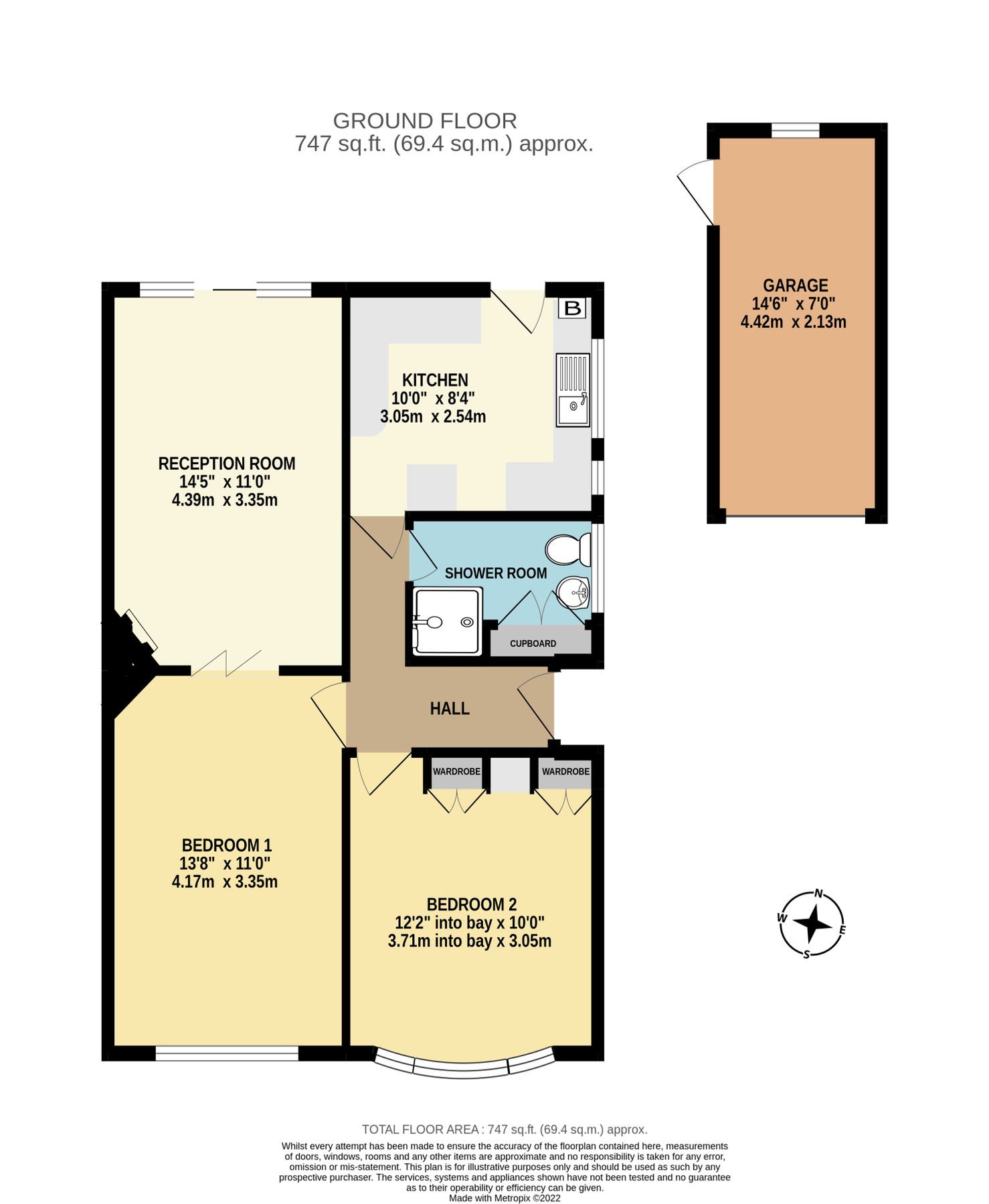 2 Bed Semi Detached Bungalow For Sale In Arlington Road Ashford Tw15