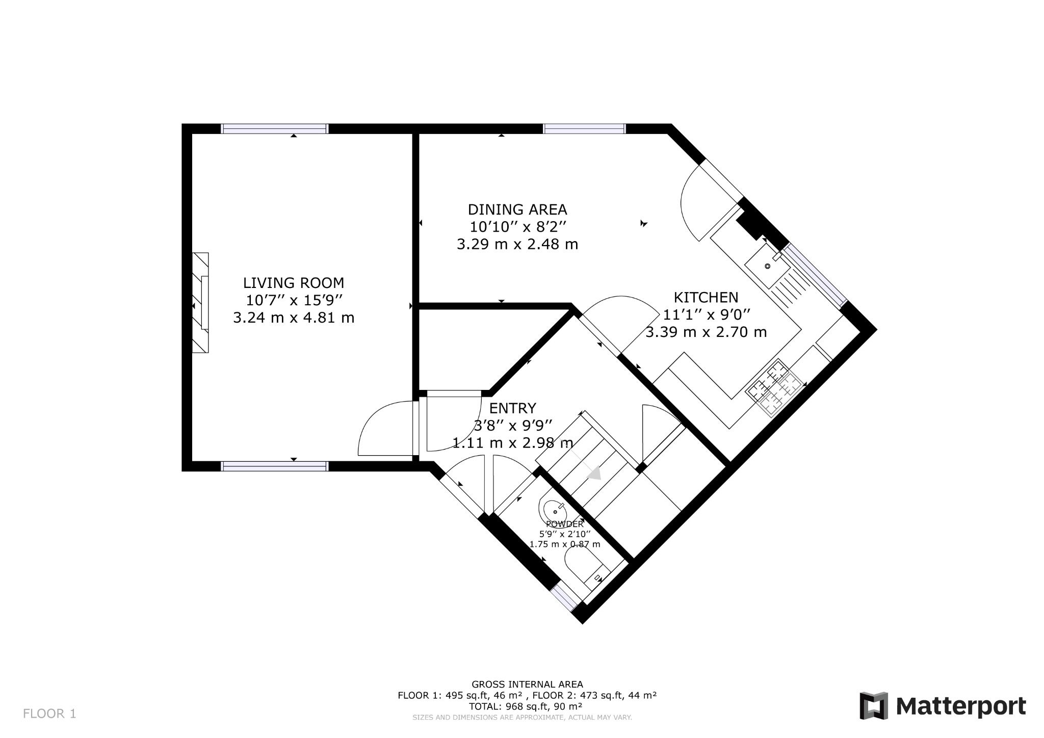 3 bed terraced house for sale in Newland Court, South Shields, Tyne And