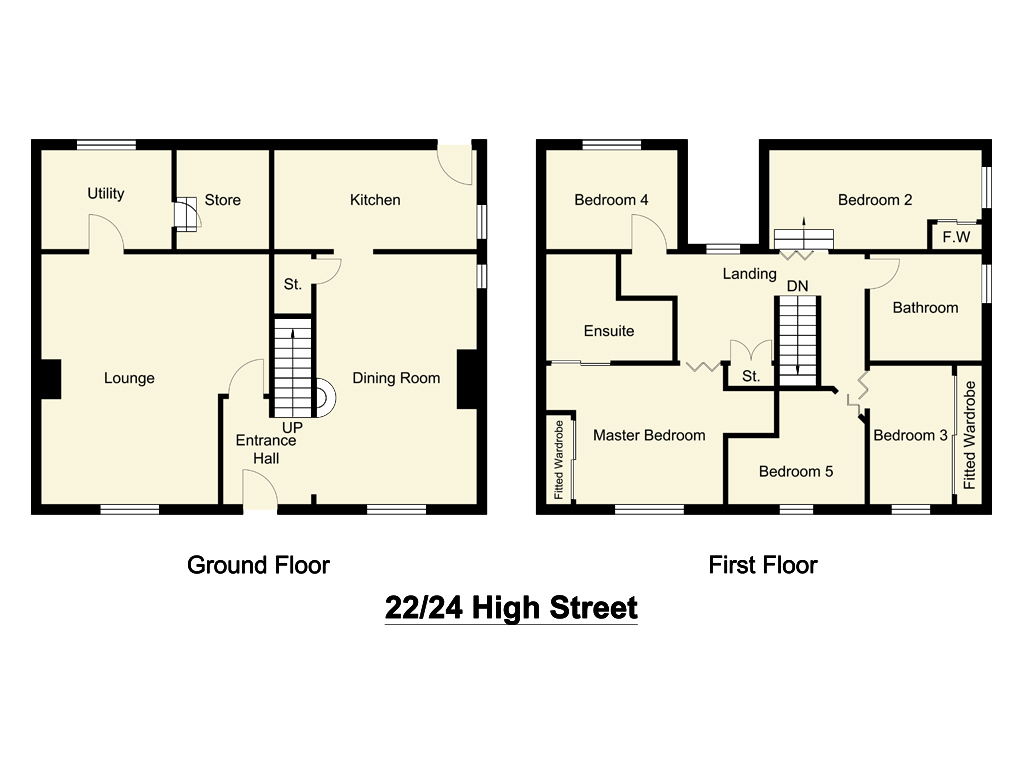5 bed detached house for sale in High Street, Hanging Heaton, Batley