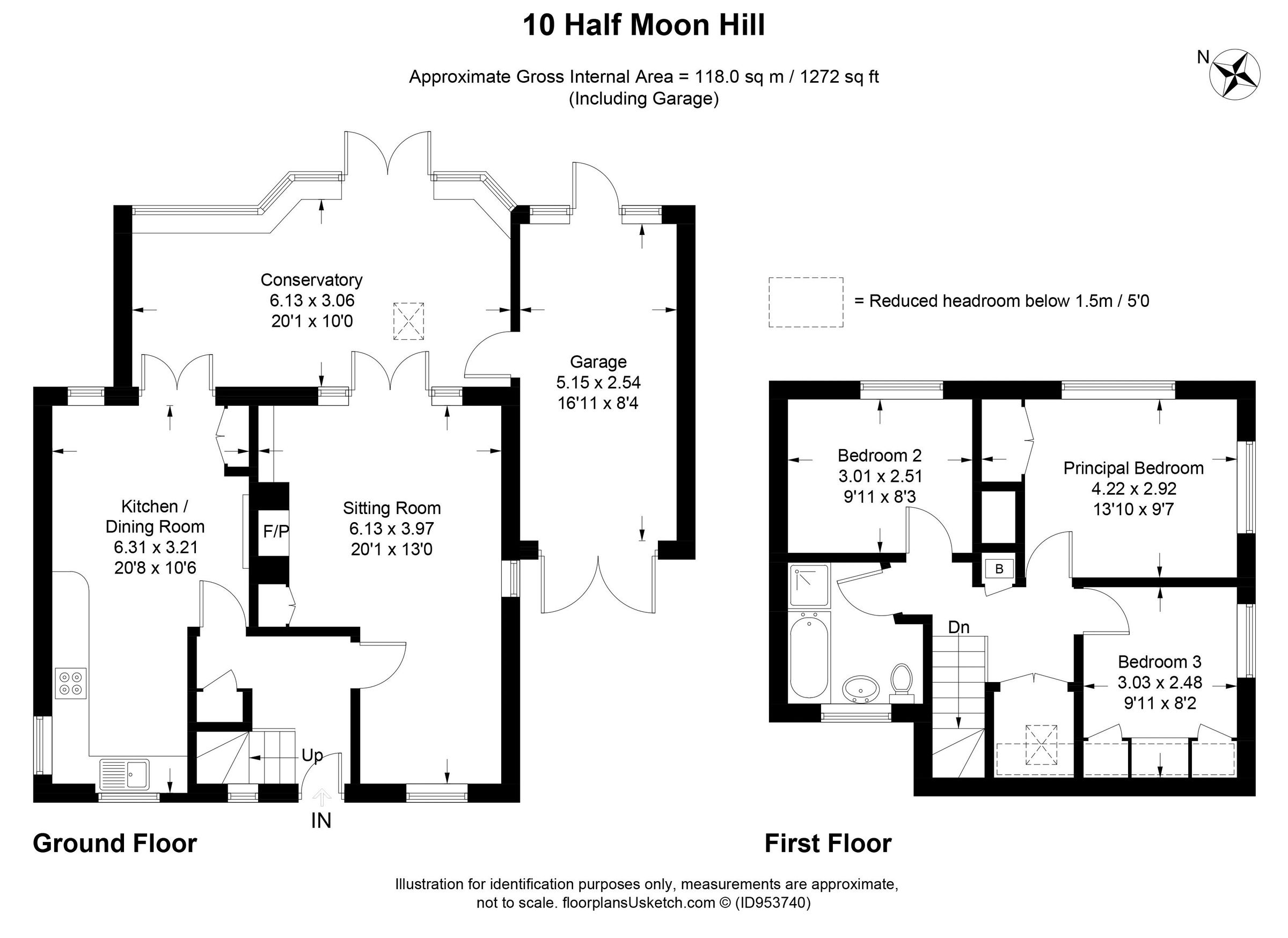 3 bed semidetached house for sale in Half Moon Hill, Haslemere GU27