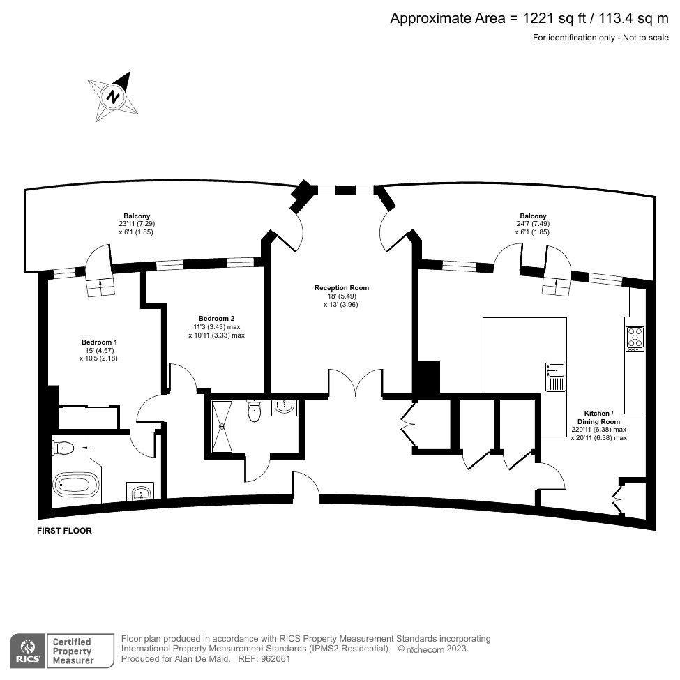 2 bed flat for sale in Wilberforce Court, Westerham Road, Keston BR2