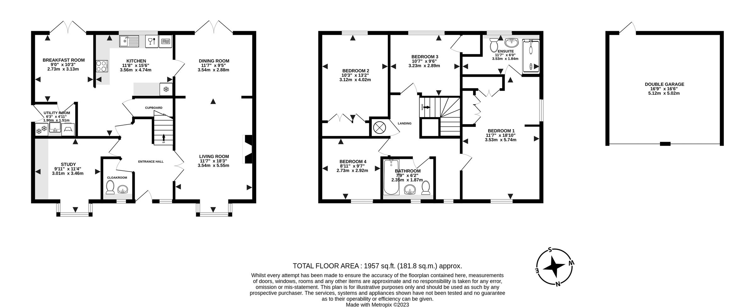4 bed detached house for sale in Huxley Vale, Kingskerswell, Newton