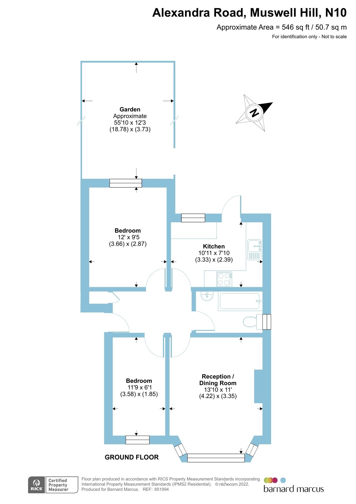 2 bed flat for sale in Alexandra Road, London N10 Zoopla