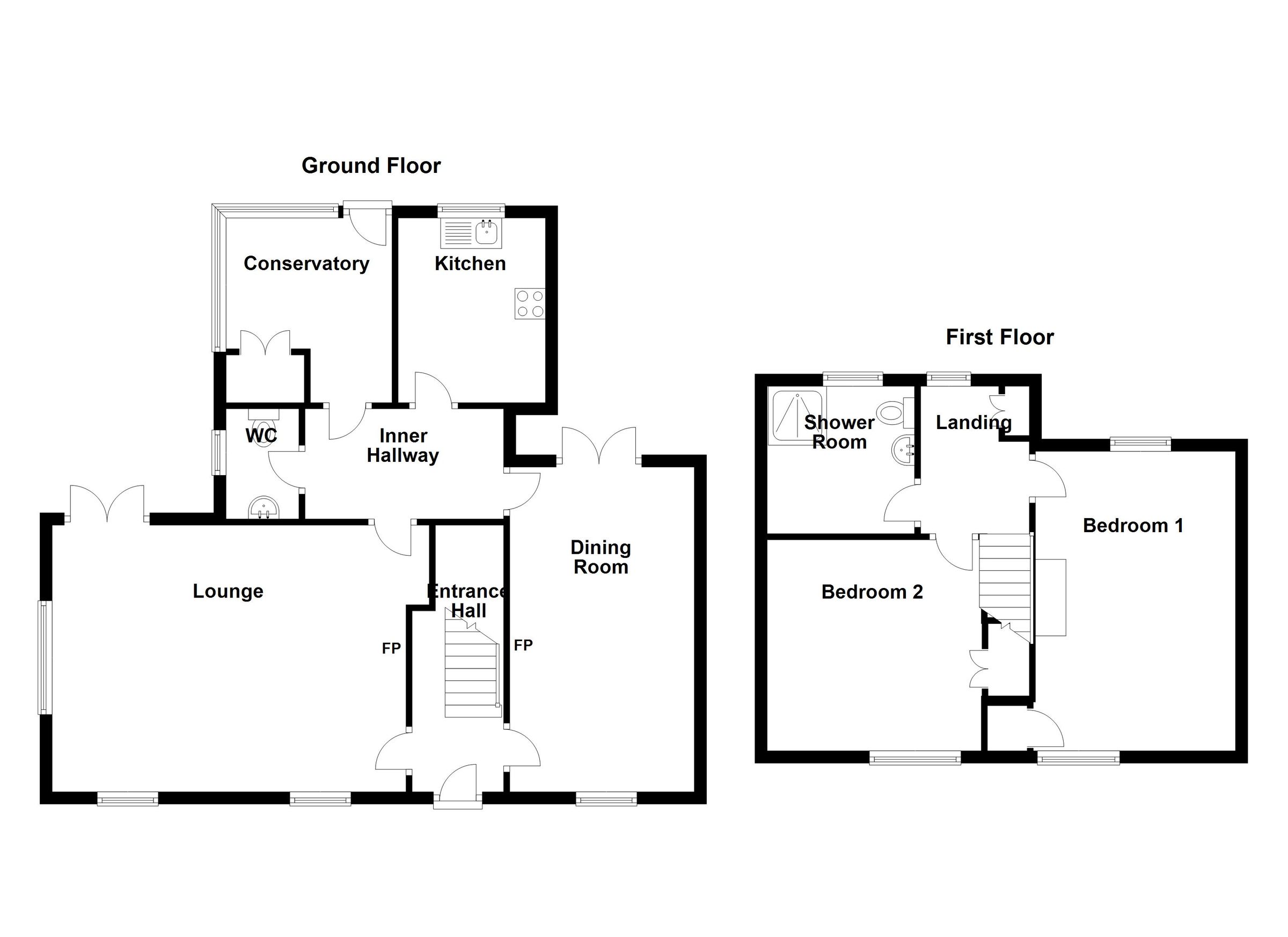 2 bed detached house for sale in Finchingfield Road, Steeple Bumpstead