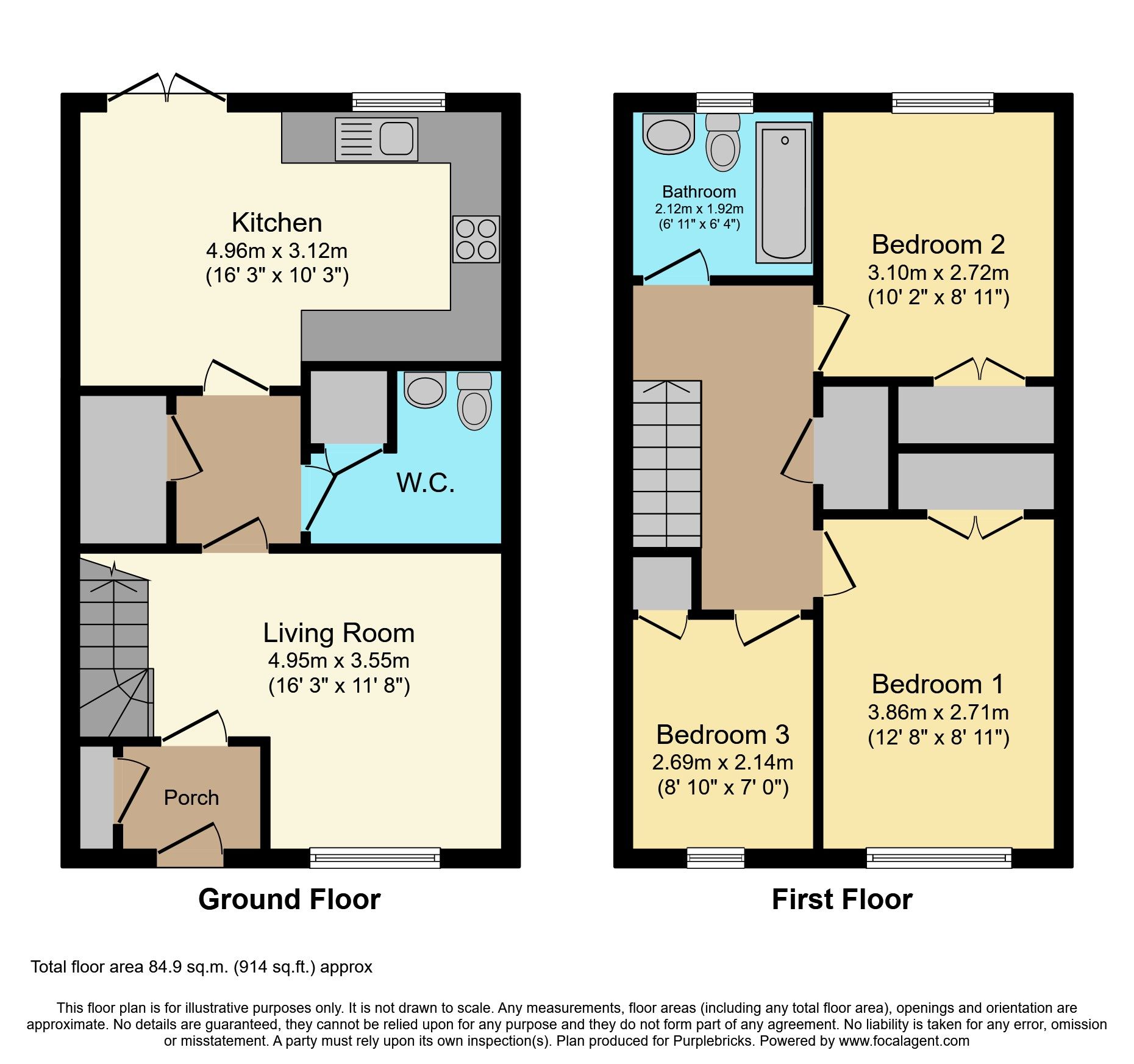 3 bed terraced house for sale in Crown Crescent, Larbert FK5 Zoopla